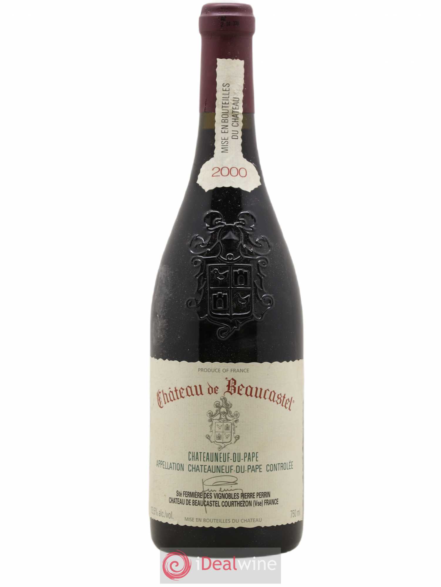 Châteauneuf-du-Pape Château de Beaucastel Famille Perrin 2000 - Lot de 1 bouteille - 0