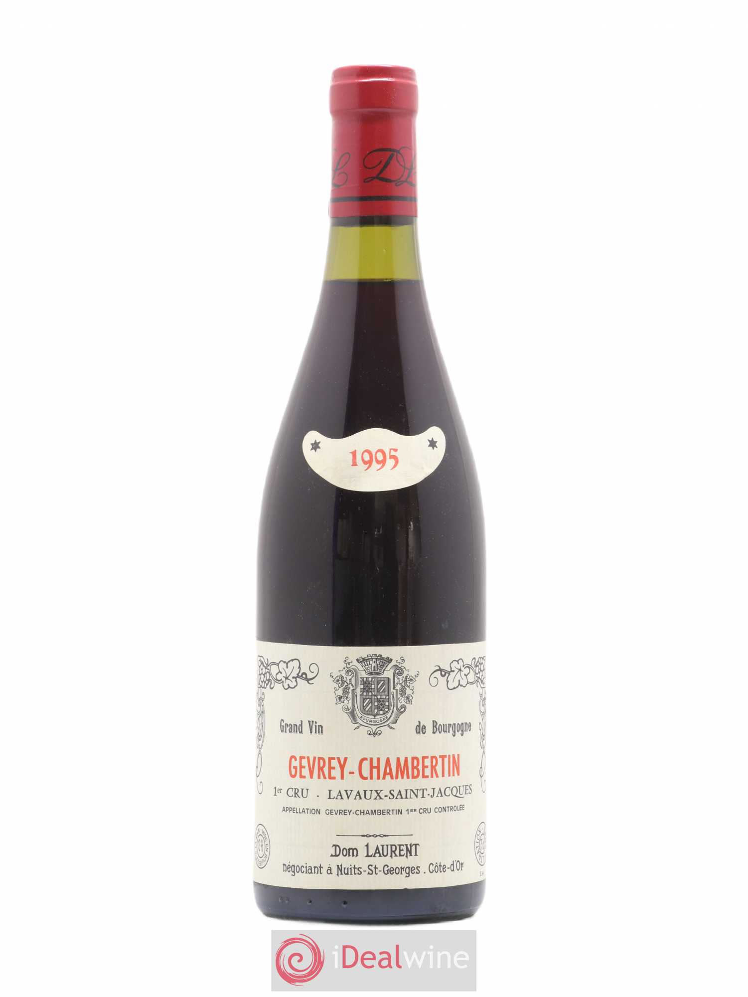 Gevrey-Chambertin 1er Cru Lavaux Saint Jacques Dominique Laurent 1995 - Lot de 1 bouteille - 0