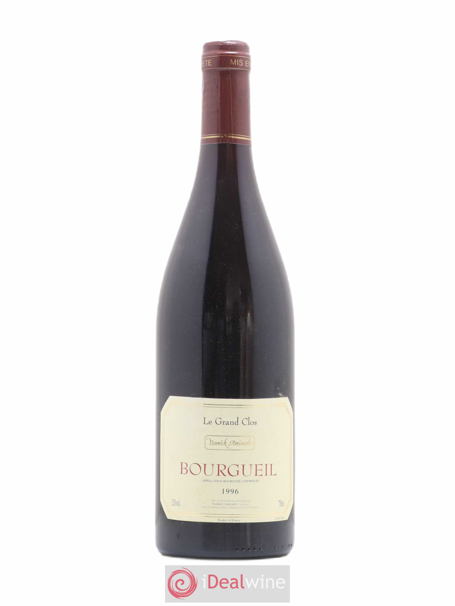 Bourgueil Grand Clos Yannick Amirault (Domaine) 1996 - Lot de 1 bouteille - 0