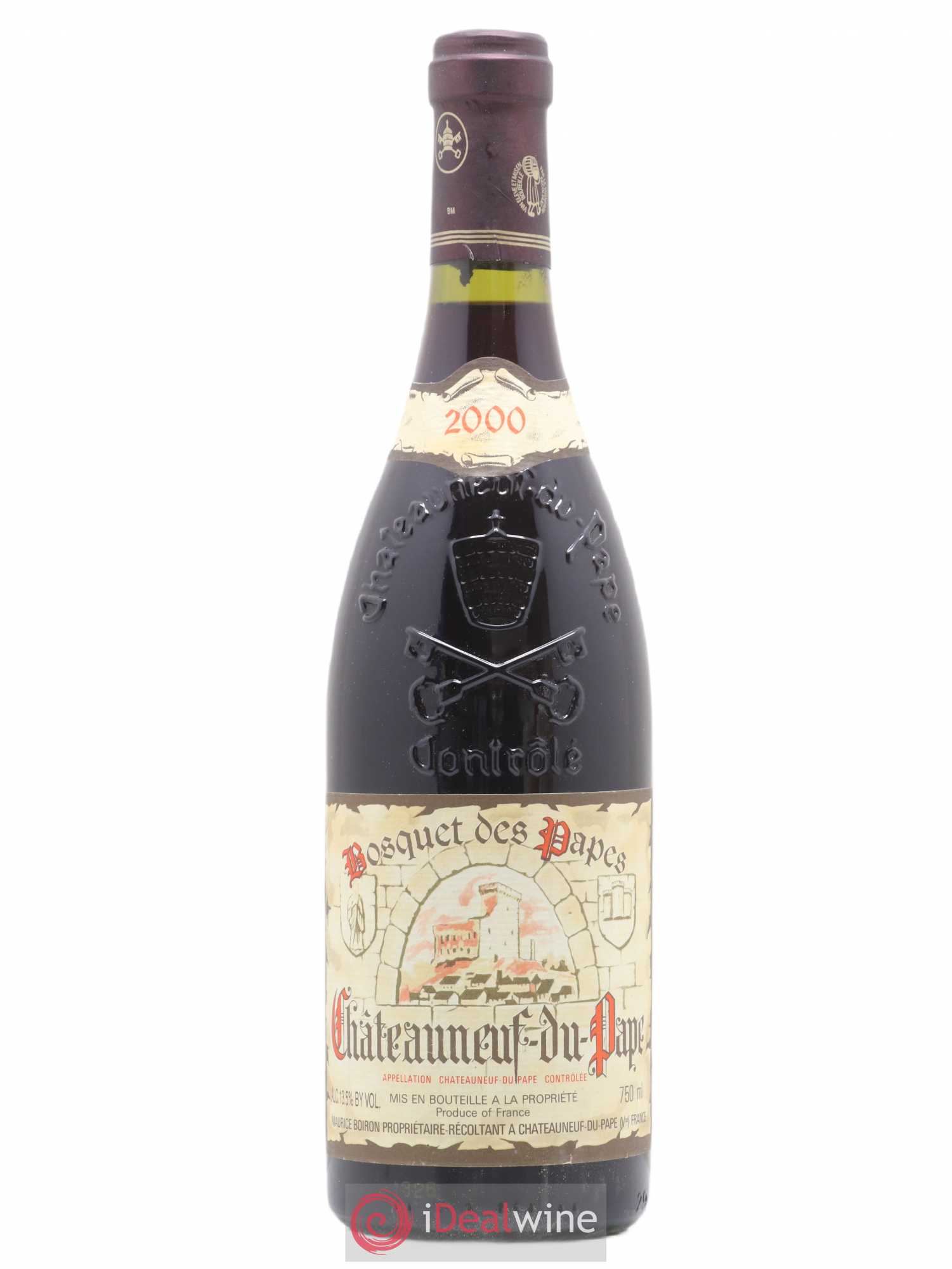 Châteauneuf-du-Pape Bosquet des Papes Famille Boiron 2000 - Lot de 1 bouteille - 0