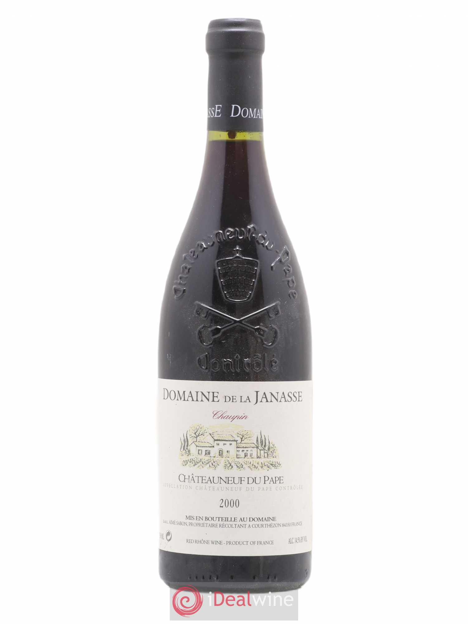 Châteauneuf-du-Pape Cuvée Chaupin La Janasse (Domaine de) 2000 - Lot de 1 bouteille - 0