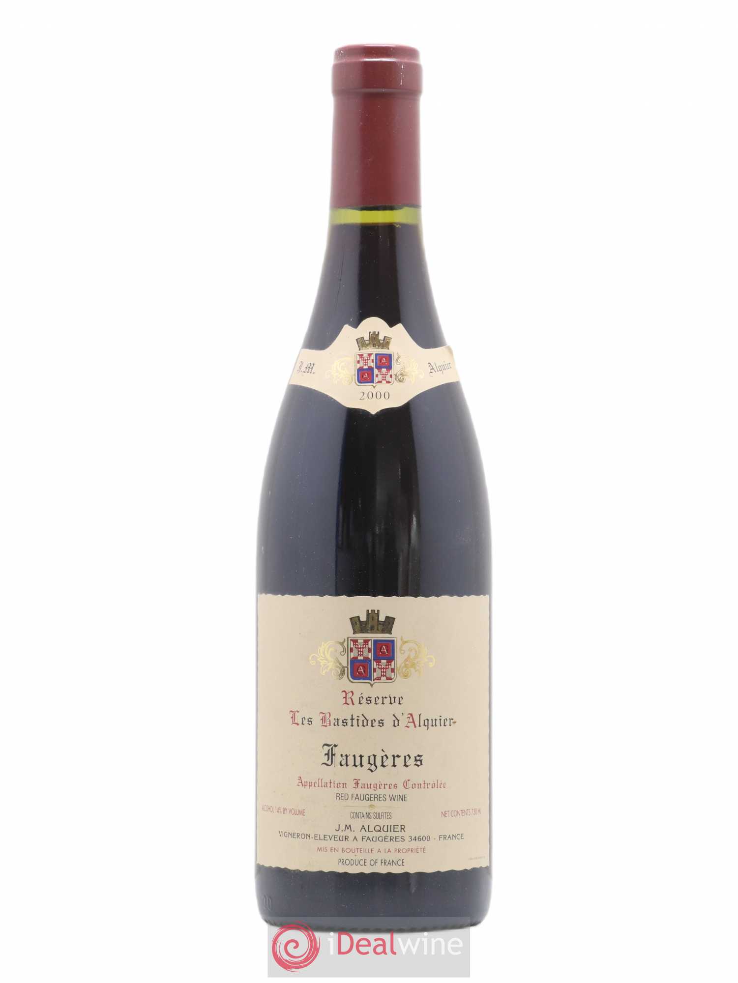 Faugères Domaine Jean-Michel Alquier Les Bastides d'Alquier 2000 - Lotto di 1 bottiglia - 0
