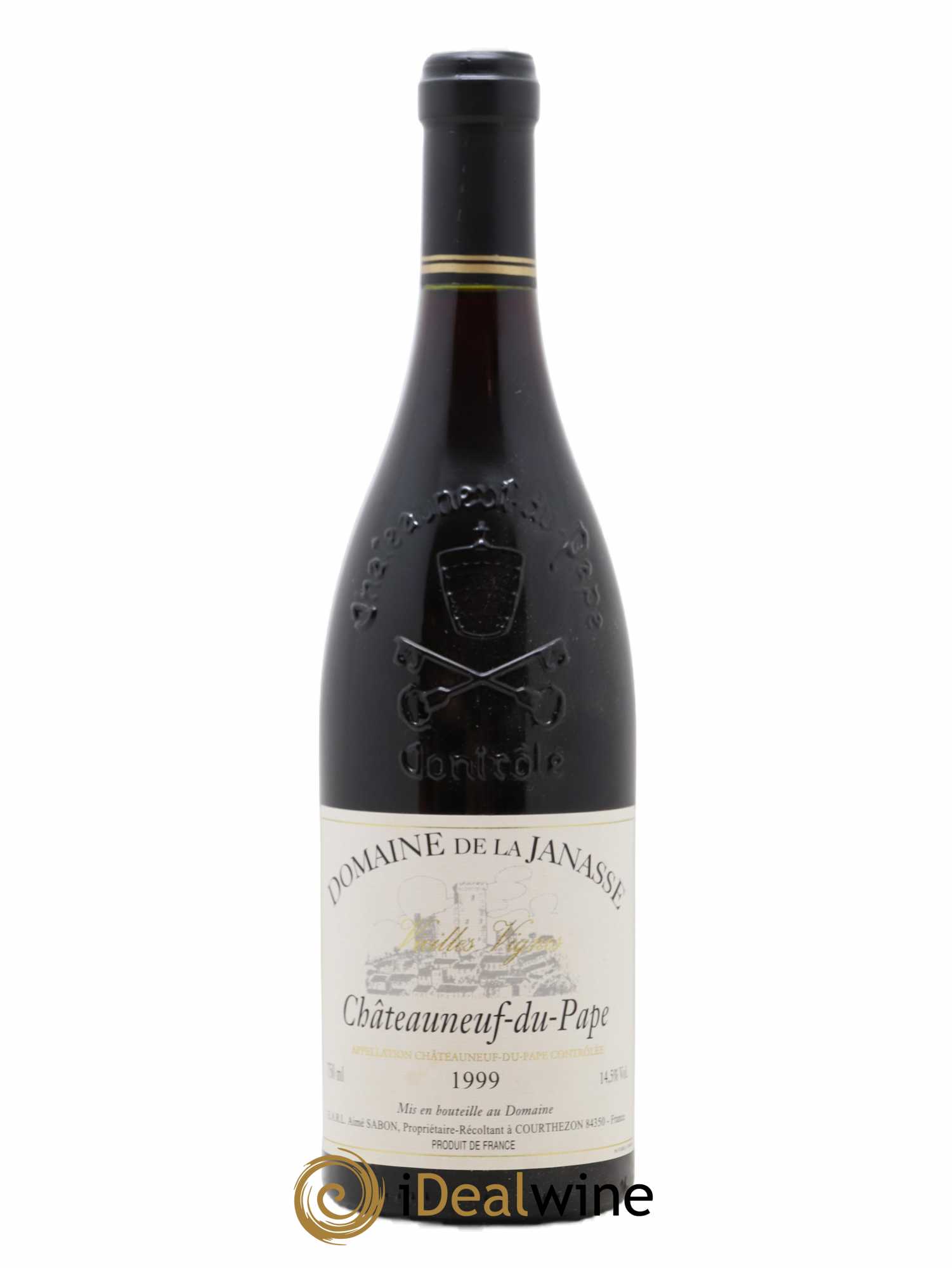 Châteauneuf-du-Pape Cuvée Vieilles Vignes La Janasse (Domaine de) 1999 - Lot de 1 bouteille - 0