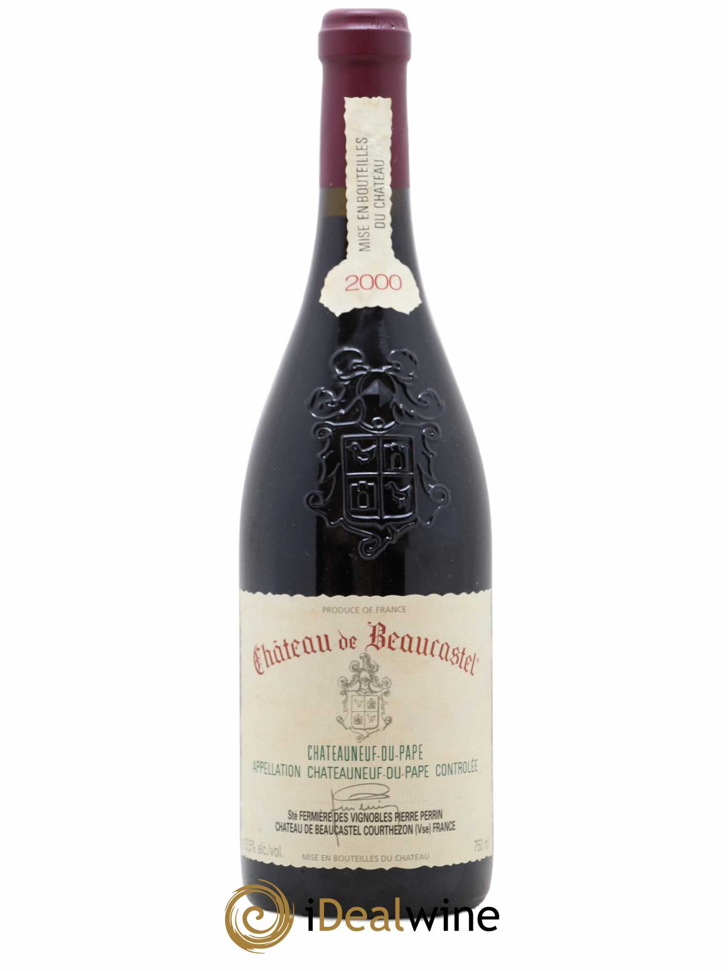 Châteauneuf-du-Pape Château de Beaucastel Famille Perrin 2000 - Lot de 1 bouteille - 0
