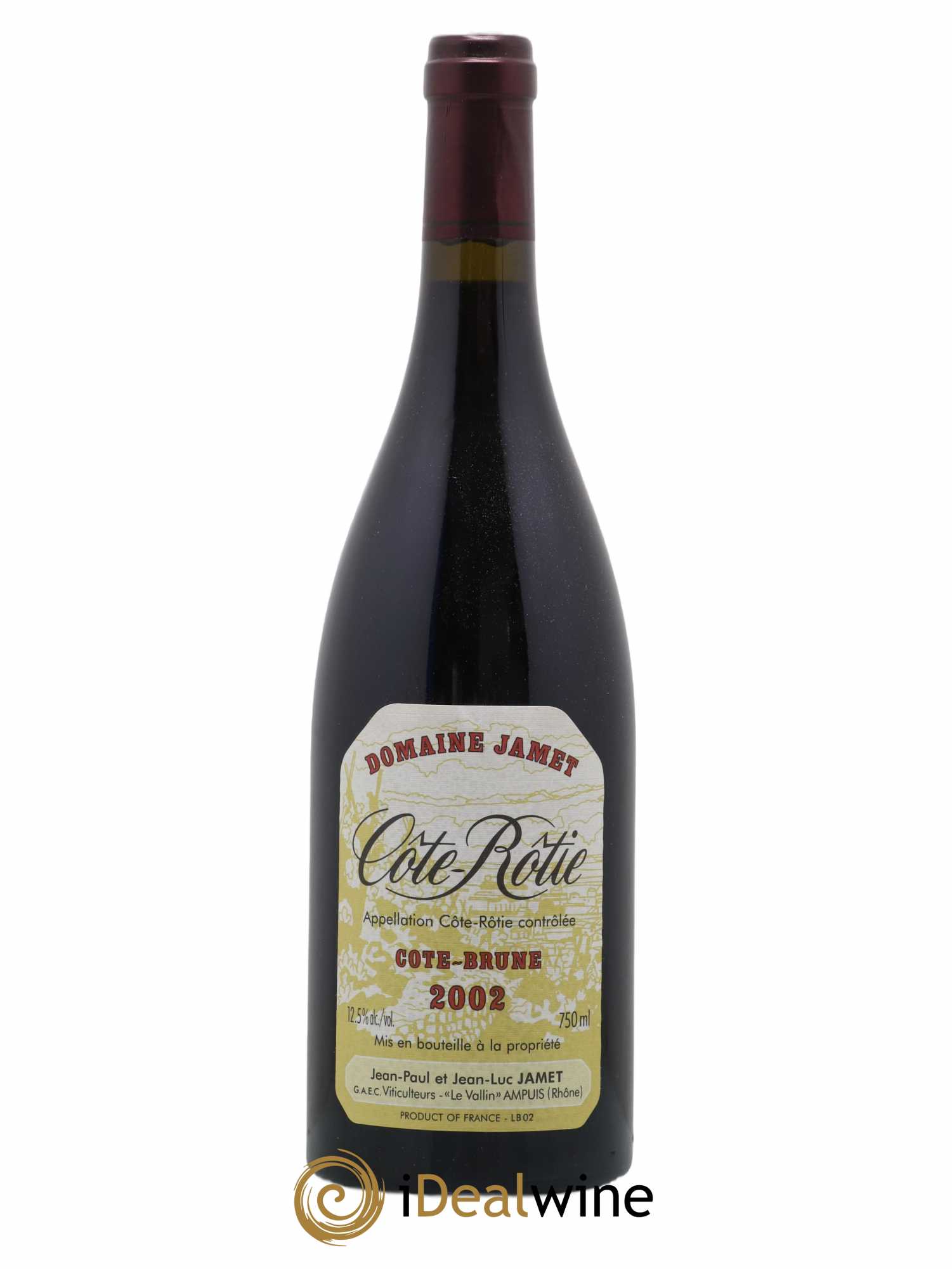 Côte-Rôtie Côte Brune Jamet (Domaine) 2002 - Lot de 1 bouteille - 0