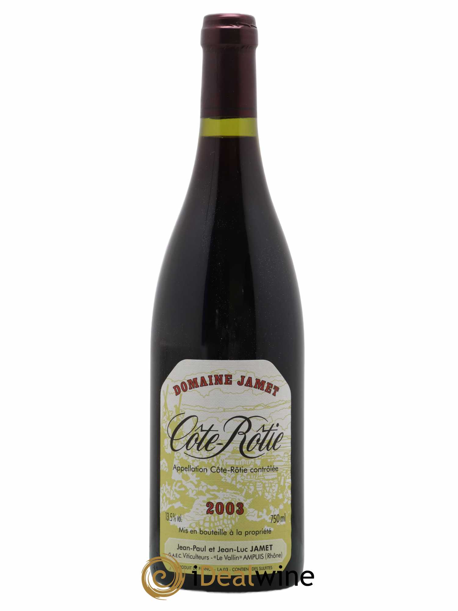 Côte-Rôtie Jamet (Domaine) 2003 - Lot de 1 bouteille - 0
