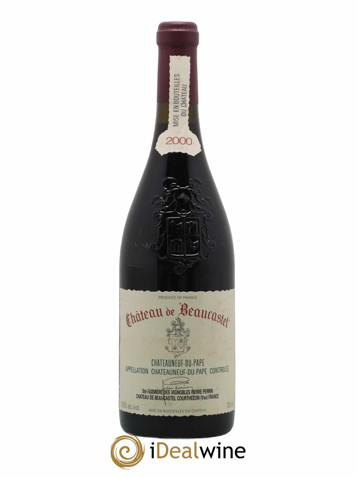 Châteauneuf-du-Pape Château de Beaucastel Famille Perrin 2000 - Lot de 1 bouteille - 0