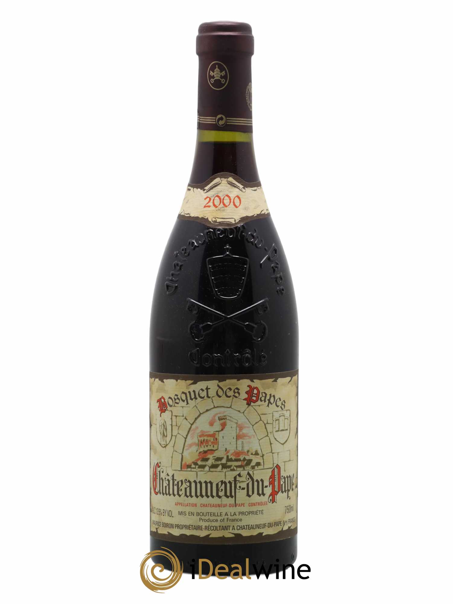 Châteauneuf-du-Pape Bosquet des Papes Famille Boiron 2000 - Lot de 1 bouteille - 0