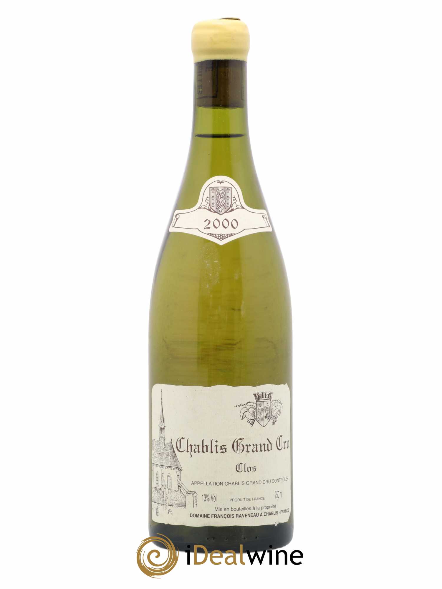 Chablis Grand Cru Clos Raveneau (Domaine) 2000 - Lot de 1 bouteille - 0