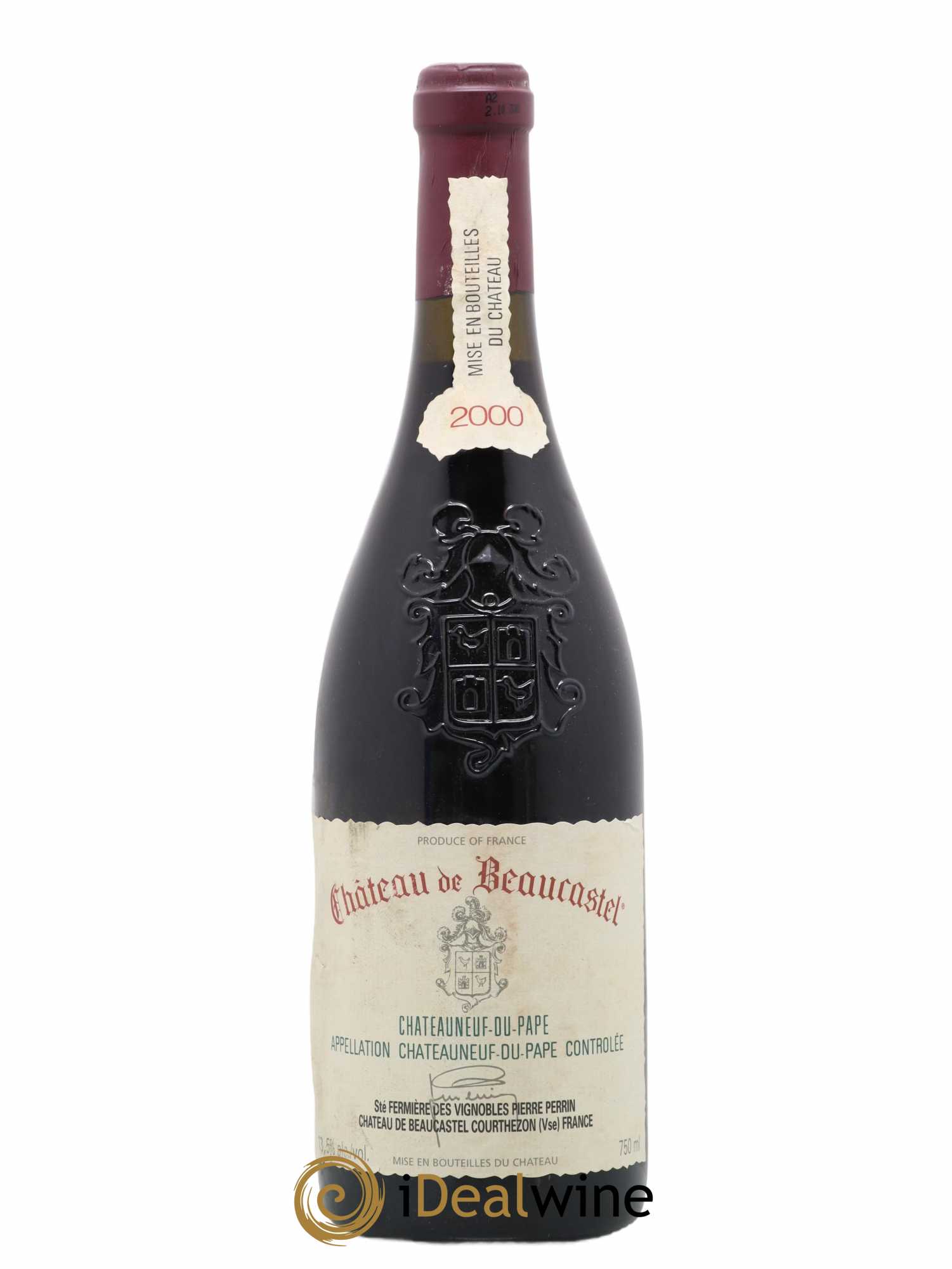 Châteauneuf-du-Pape Château de Beaucastel Famille Perrin 2000 - Lot de 1 bouteille - 0