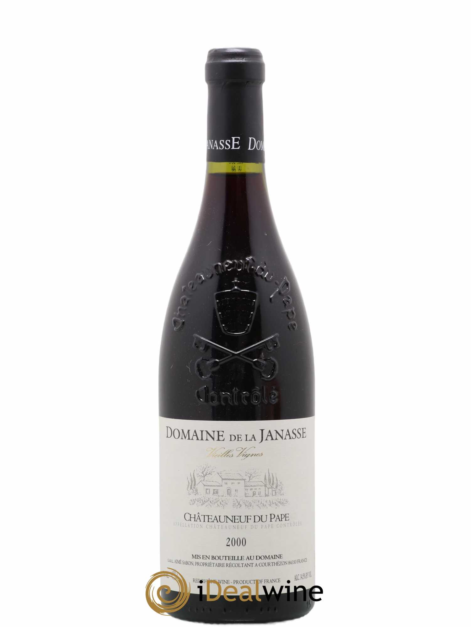 Châteauneuf-du-Pape Cuvée Vieilles Vignes La Janasse (Domaine de) 2000 - Lot de 1 bouteille - 0