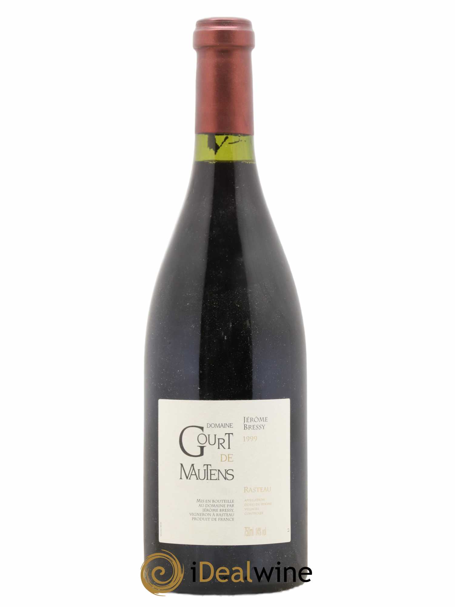 Rasteau Domaine Gourt de Mautens - Jérôme Bressy 1999 - Lot de 1 bouteille - 0