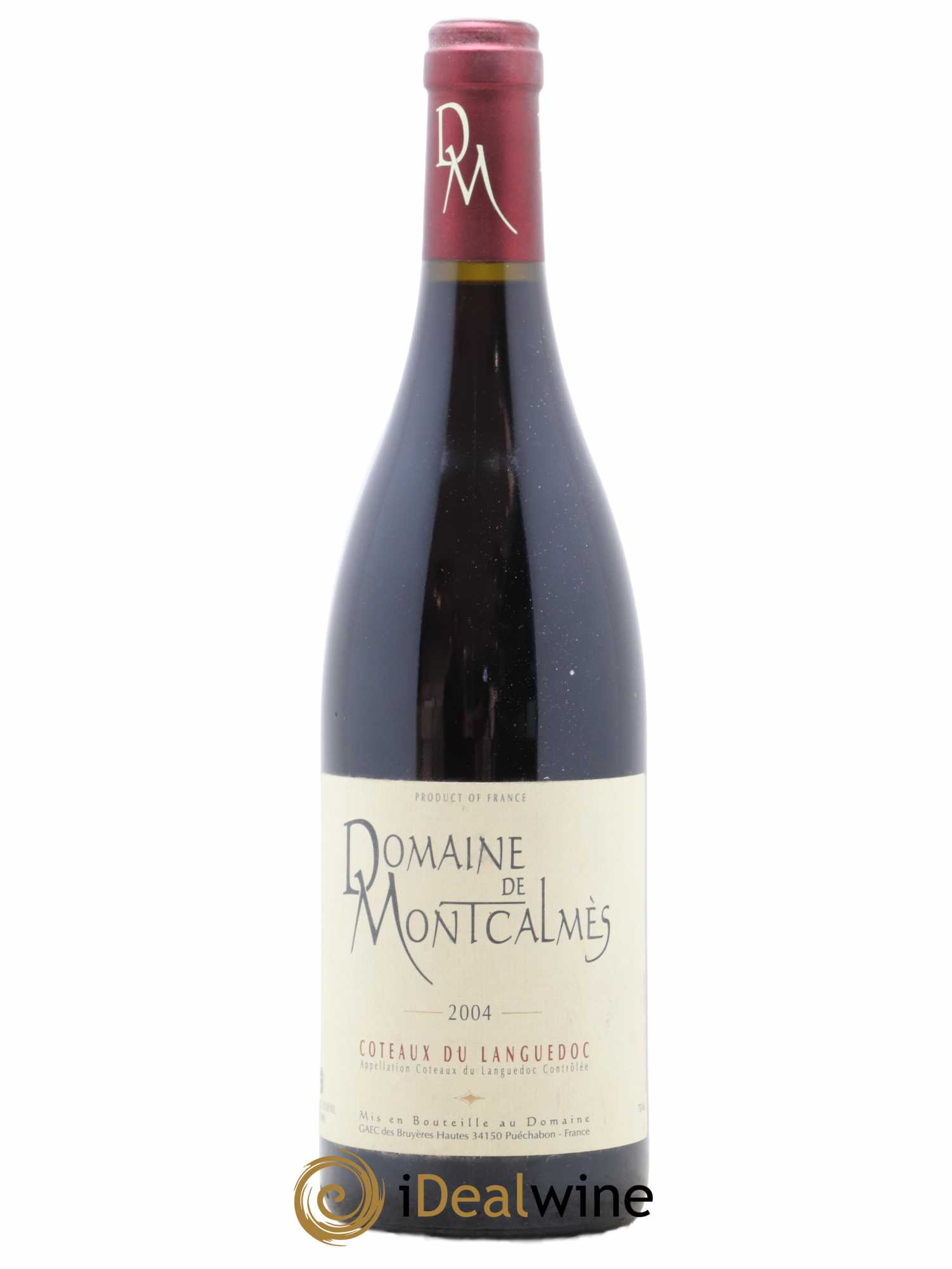 Coteaux du Languedoc Domaine de Montcalmès Frédéric Pourtalié 2004 - Lot de 1 bouteille - 0