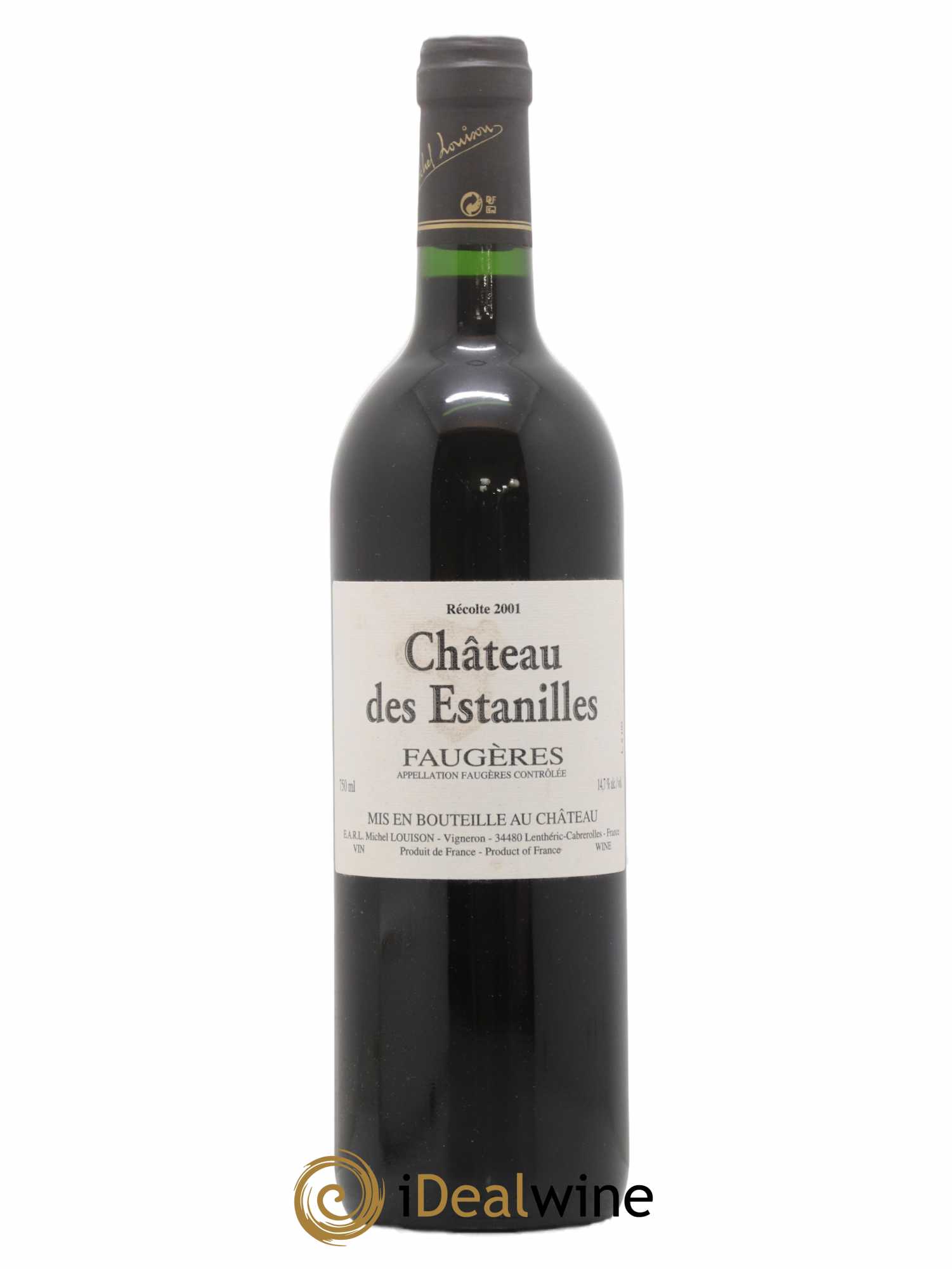 Faugères Château Des Estanilles 2001 - Lot of 1 bottle - 0