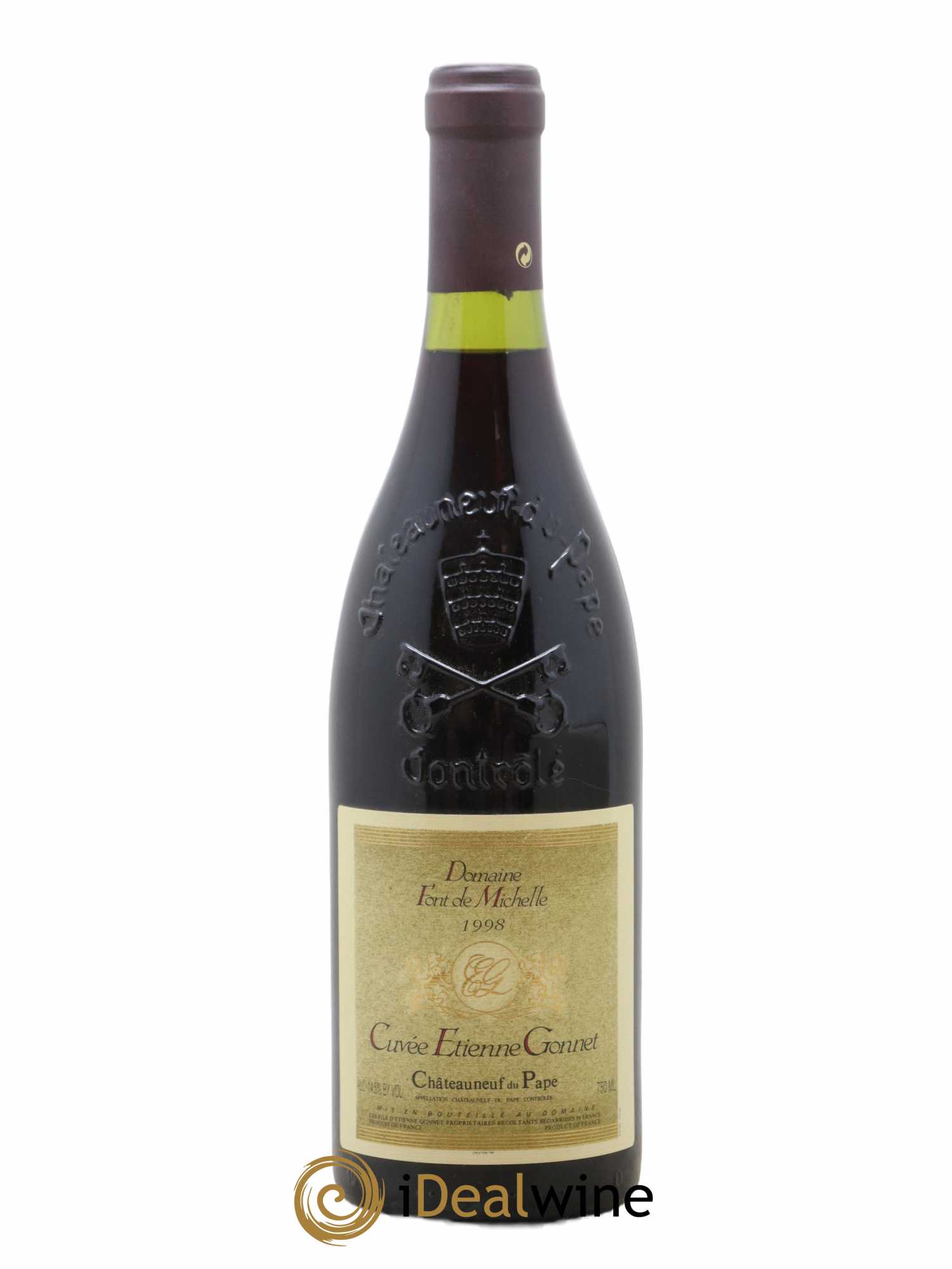 Châteauneuf-du-Pape Domaine Font de Michelle Cuvée Etienne Gonnet Famille Gonnet 1998 - Lot de 1 bouteille - 0