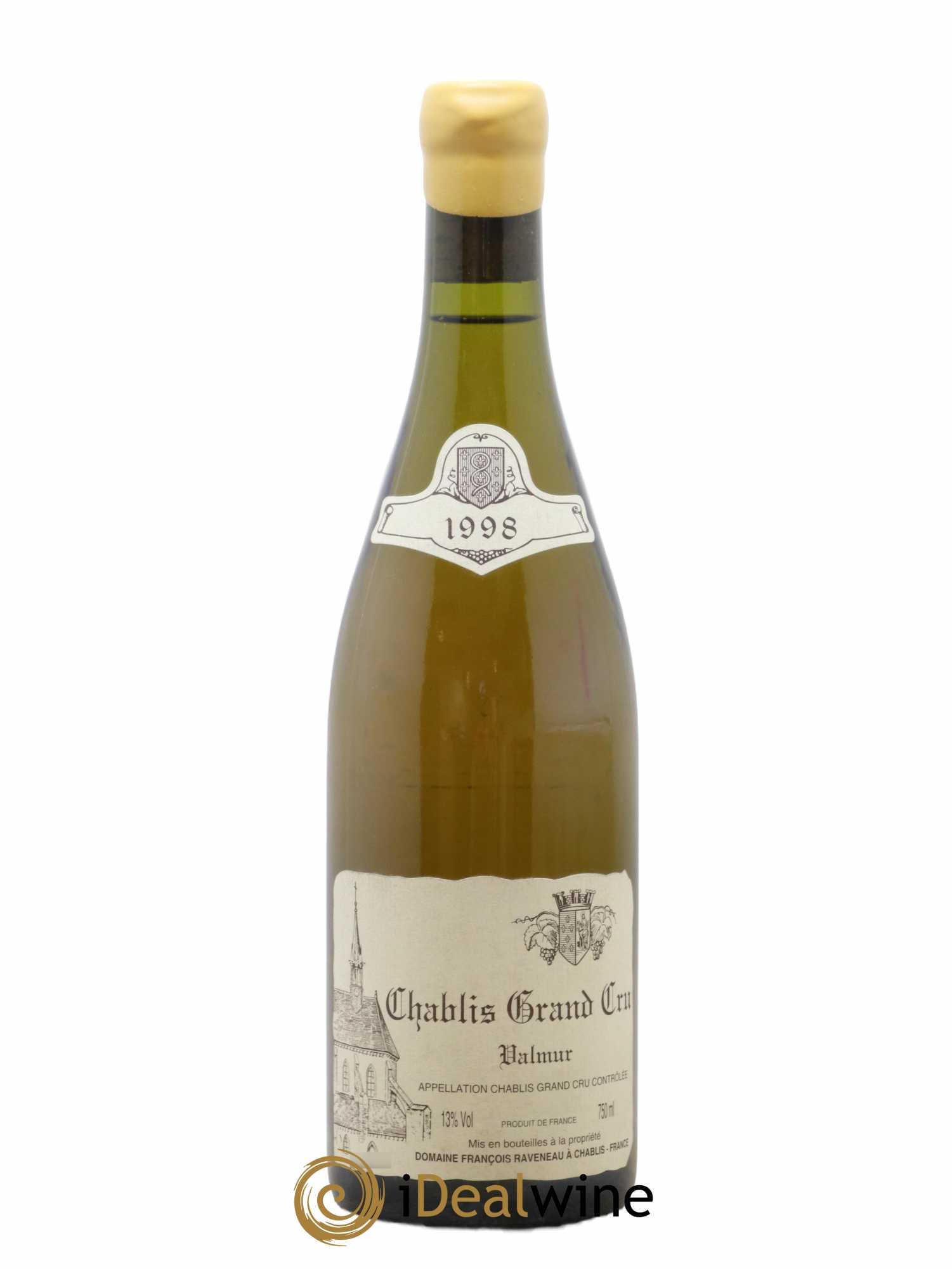 Chablis Grand Cru Valmur Raveneau (Domaine) 1998 - Lot de 1 bouteille - 0
