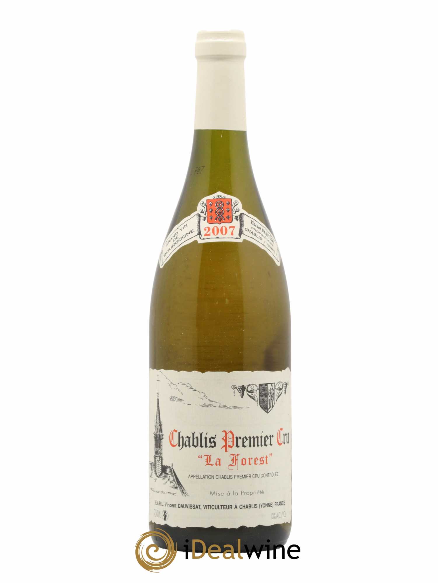 Chablis 1er Cru La Forest Vincent Dauvissat (Domaine) 2007 - Lot de 1 bouteille - 0
