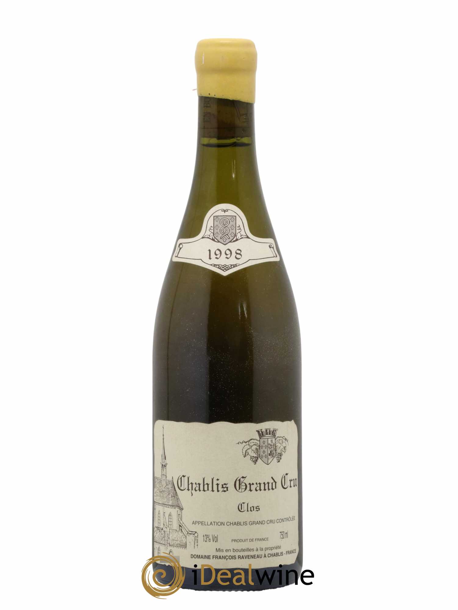 Chablis Grand Cru Clos Raveneau (Domaine) 1998 - Posten von 1 Flasche - 0