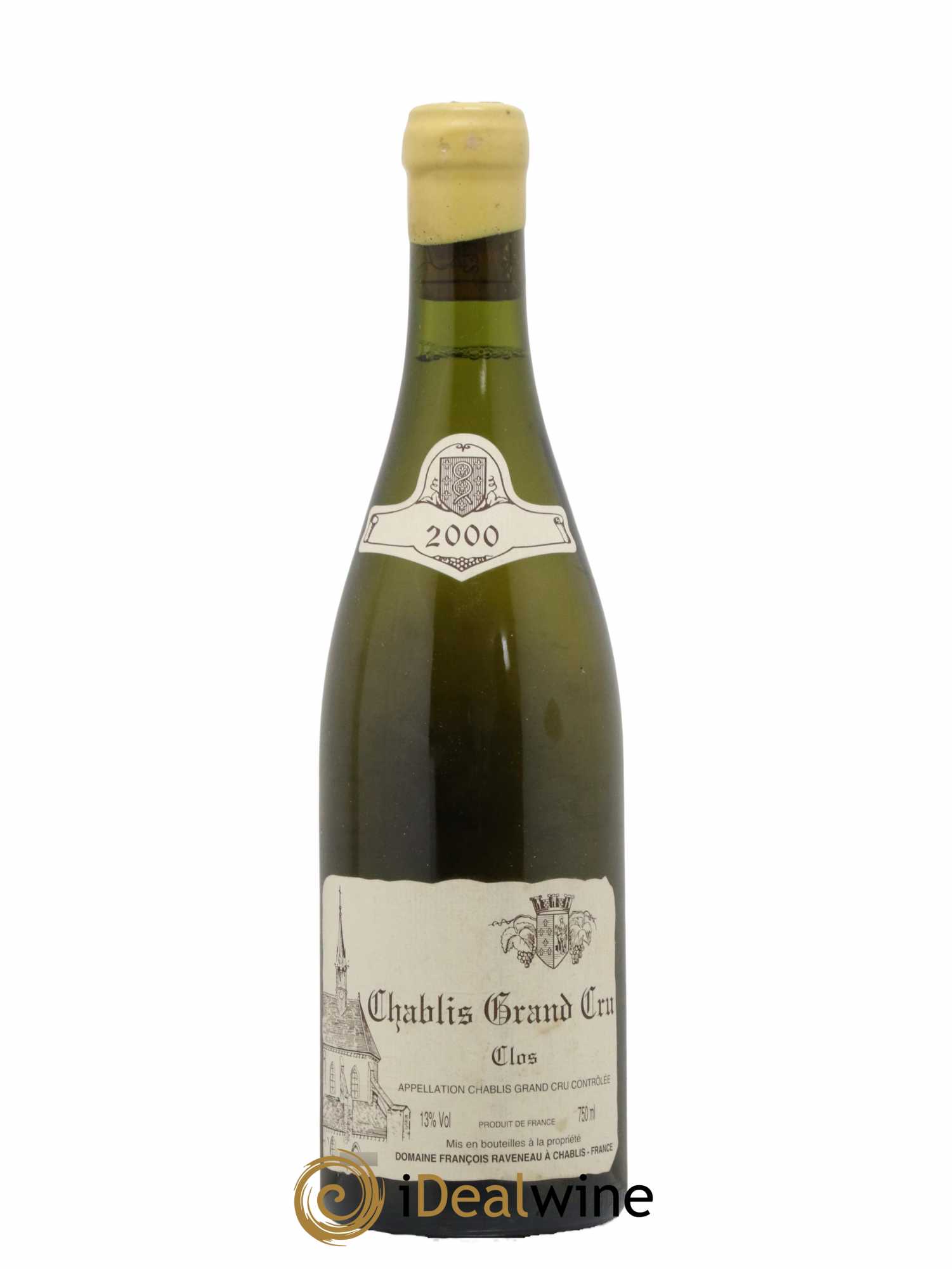 Chablis Grand Cru Clos Raveneau (Domaine) 2000 - Lot de 1 bouteille - 0