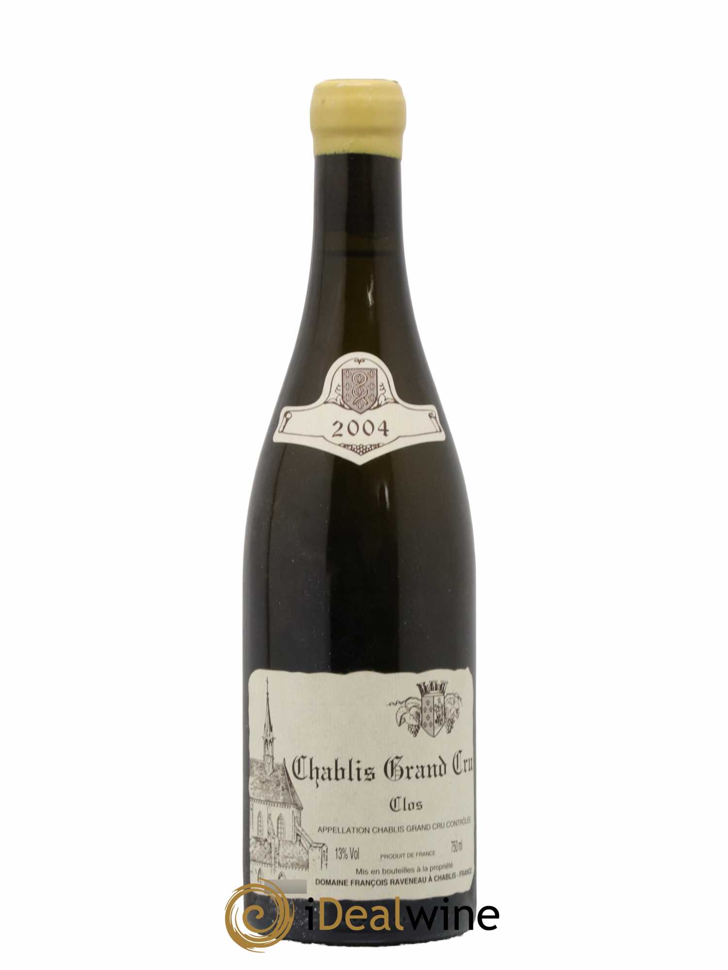 Chablis Grand Cru Clos Raveneau (Domaine) 2004 - Lot de 1 bouteille - 0