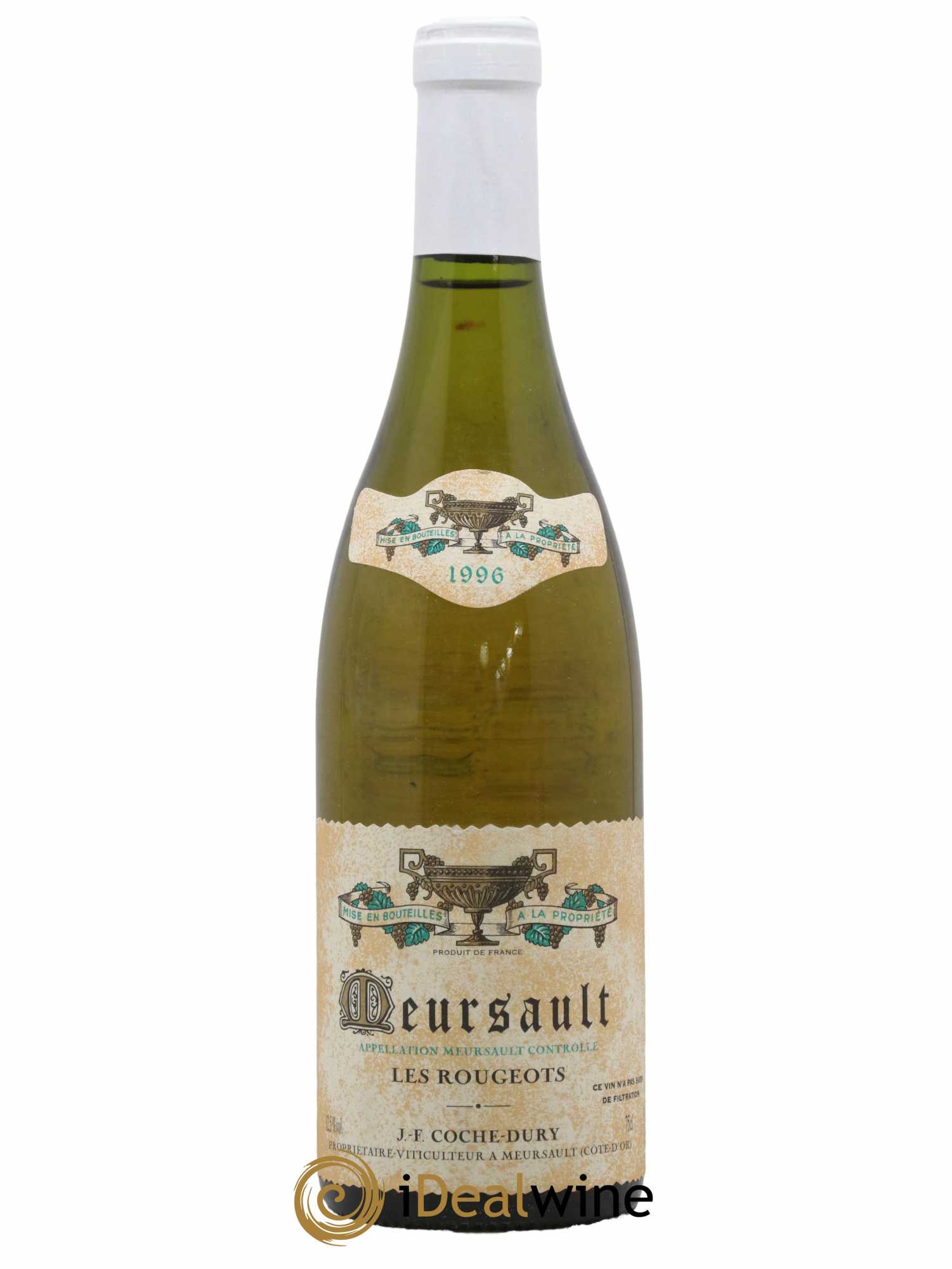 Meursault Les Rougeots Coche Dury (Domaine) 1996 - Lot de 1 bouteille - 0