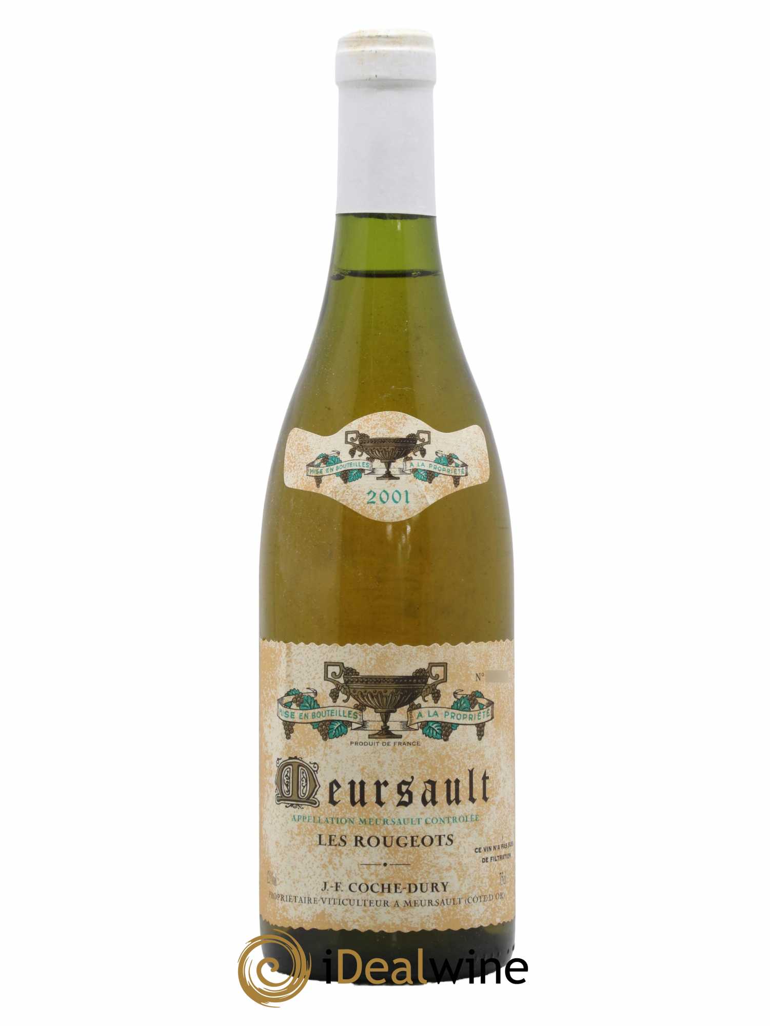 Meursault Les Rougeots Coche Dury (Domaine) 2001 - Lot de 1 bouteille - 0