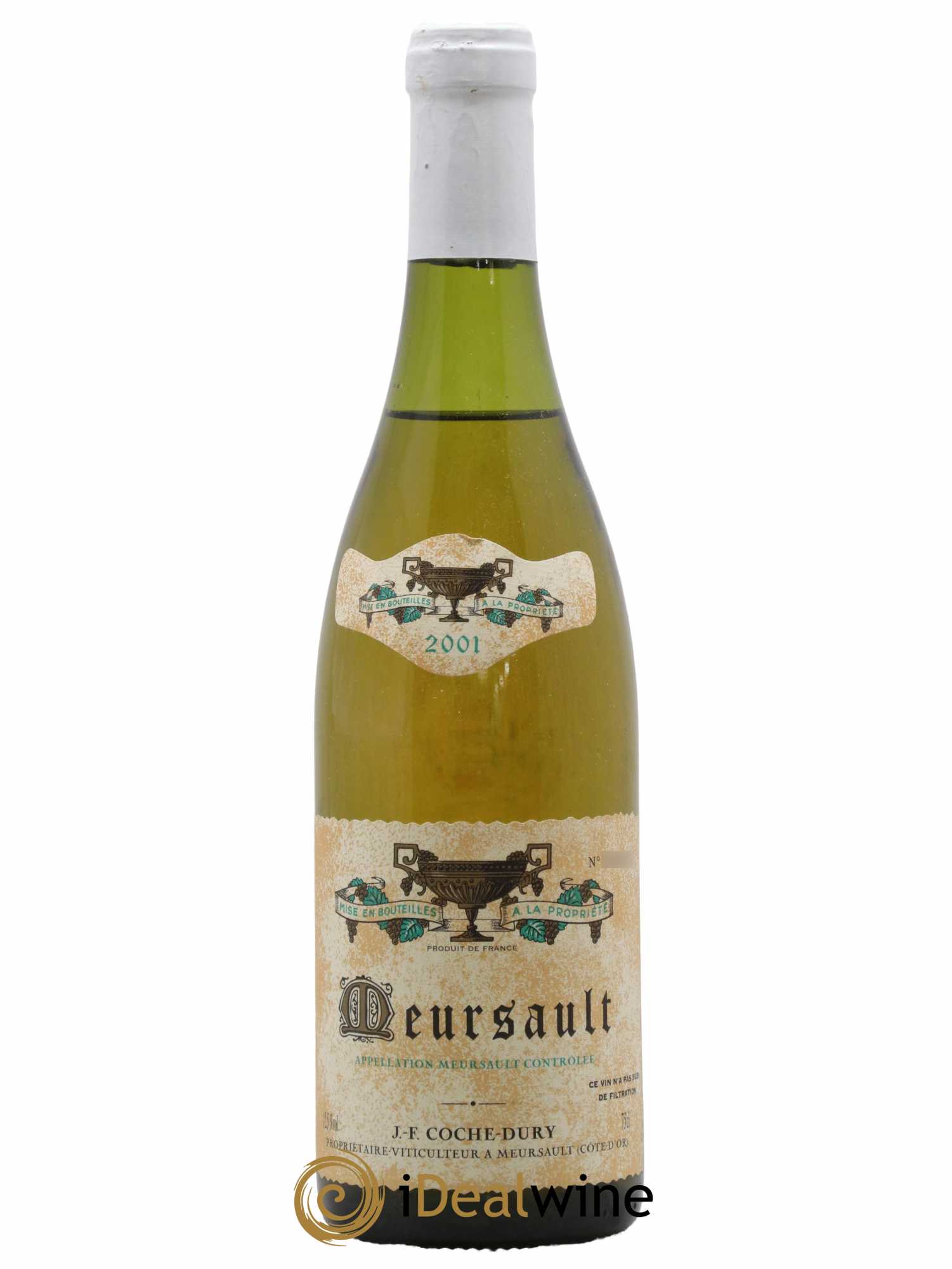 Meursault Coche Dury (Domaine) 2001 - Lot de 1 bouteille - 0