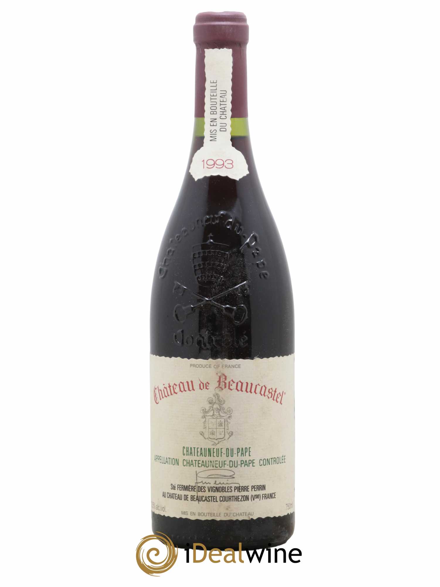 Châteauneuf-du-Pape Château de Beaucastel Famille Perrin 1993 - Lot de 1 bouteille - 0
