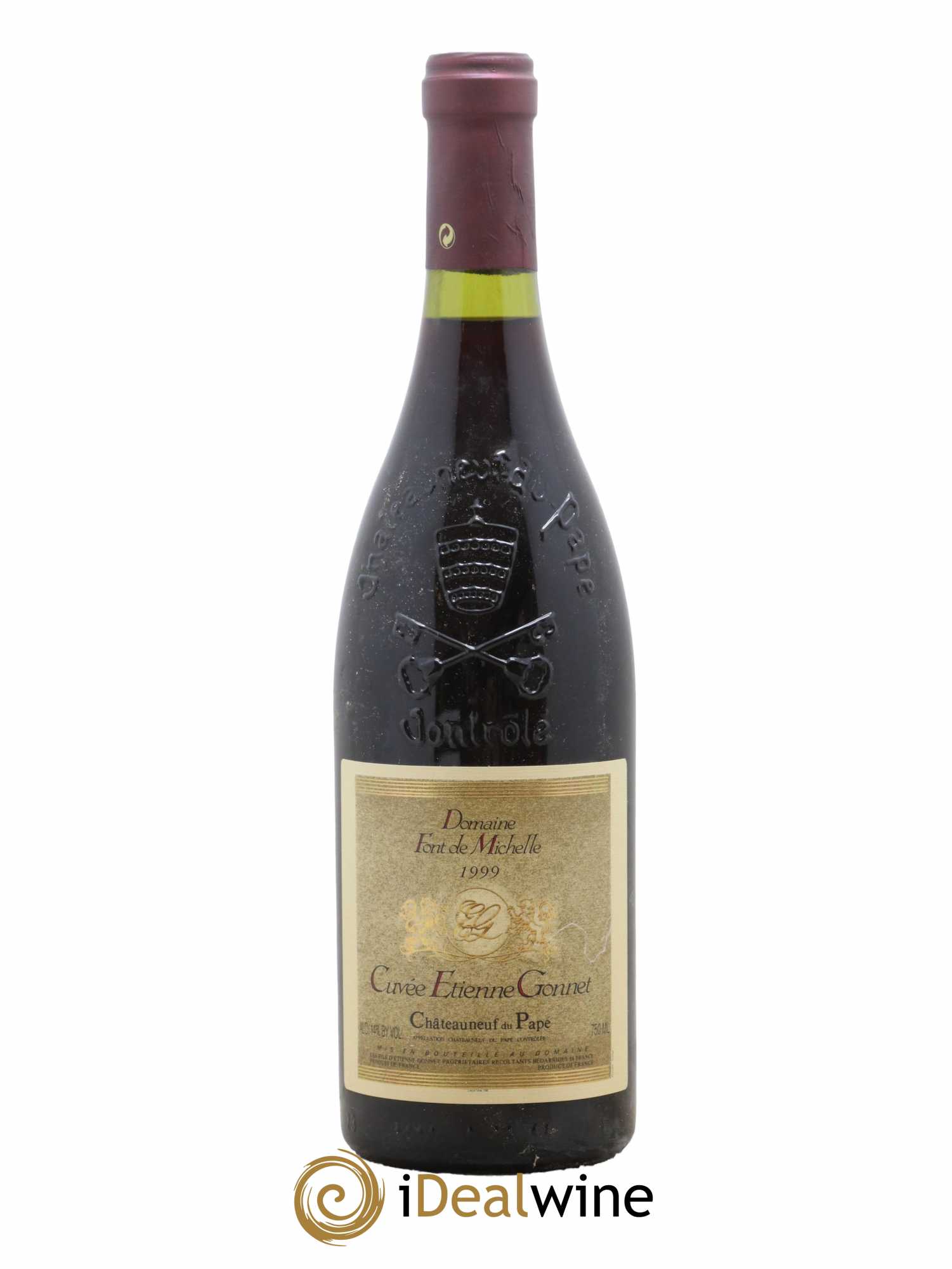 Châteauneuf-du-Pape Domaine Font de Michelle Cuvée Etienne Gonnet Famille Gonnet 1999 - Lot de 1 bouteille - 0