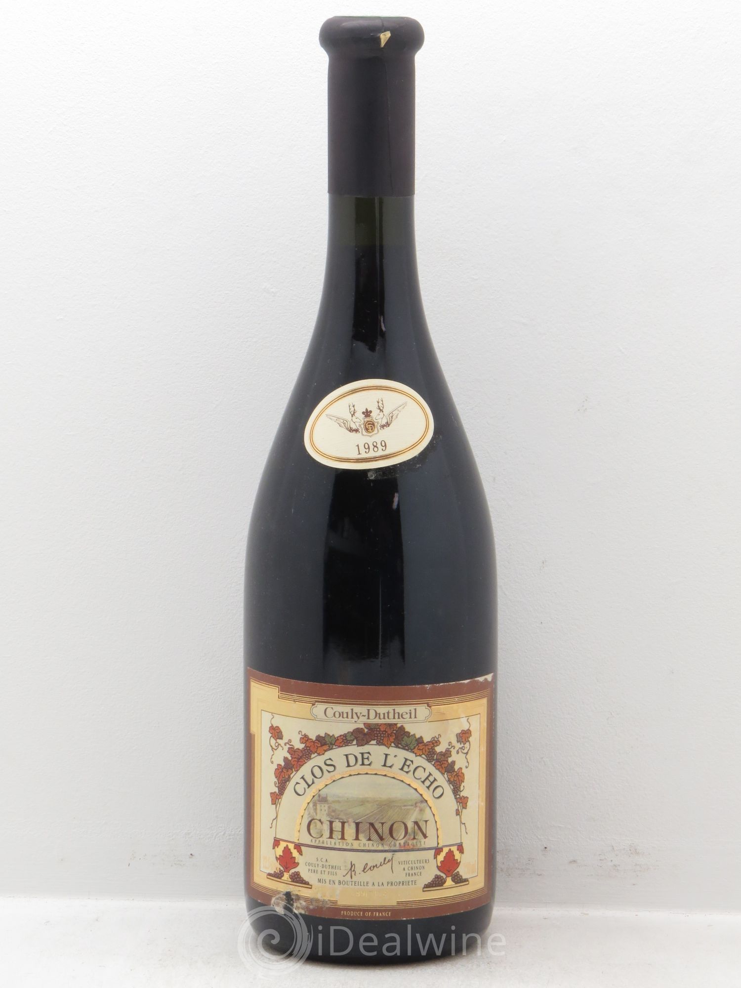 Chinon Clos de l'Echo Couly-Dutheil 1989 - Lot de 1 bouteille - 0