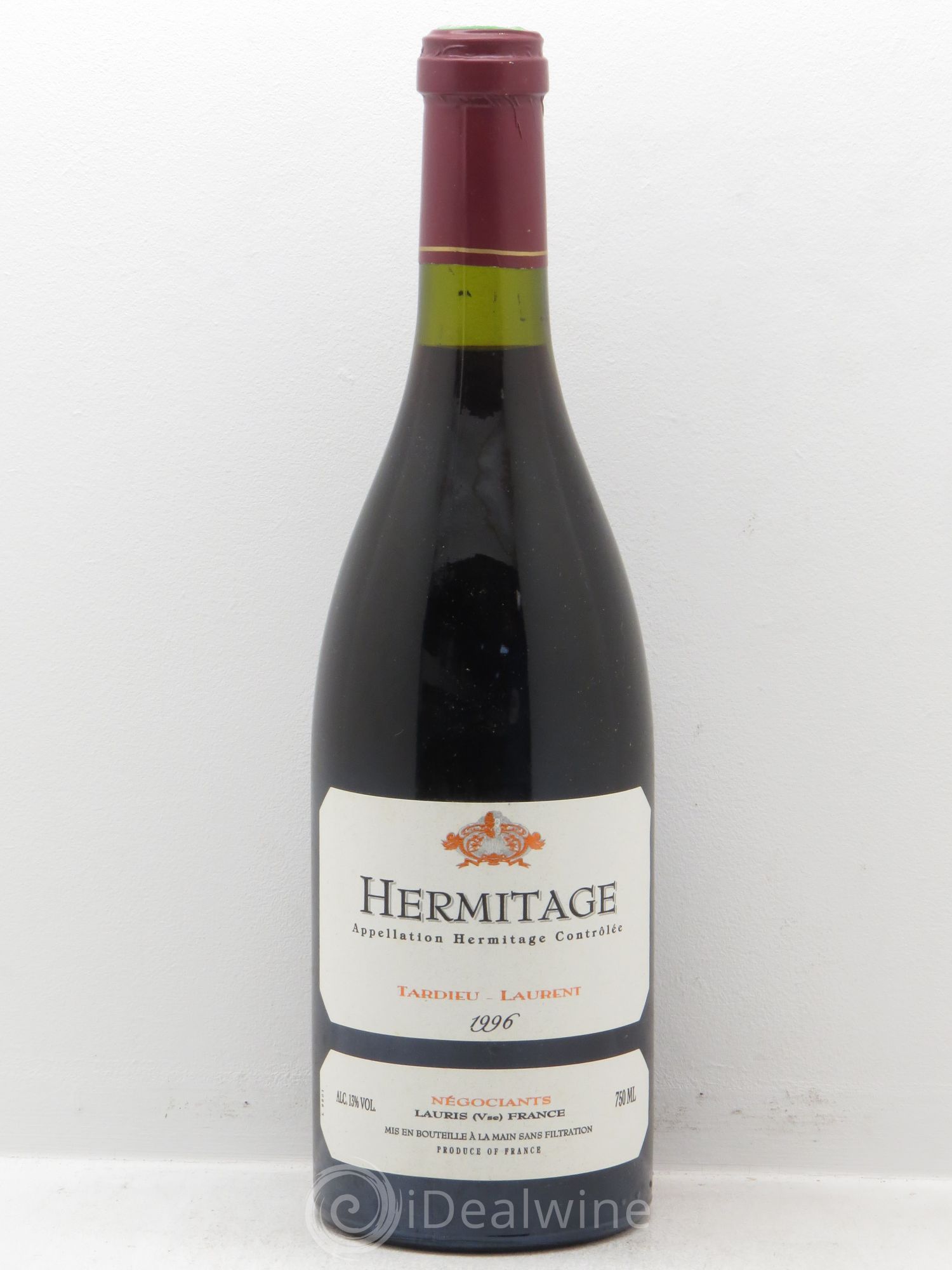 Hermitage Maison Tardieu-Laurent 1996 - Lot de 1 bouteille - 0