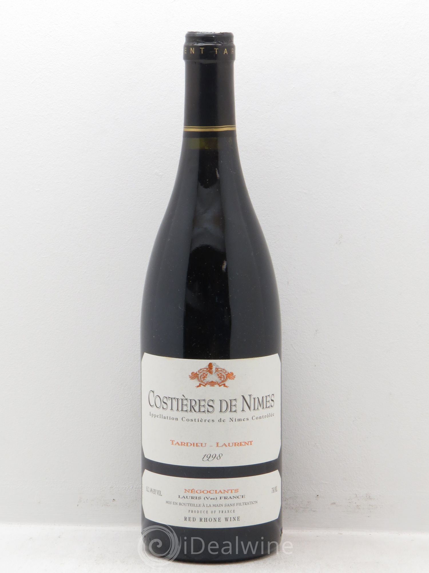 Costières de Nîmes Tardieu Laurent 1998 - Lot de 1 bouteille - 0