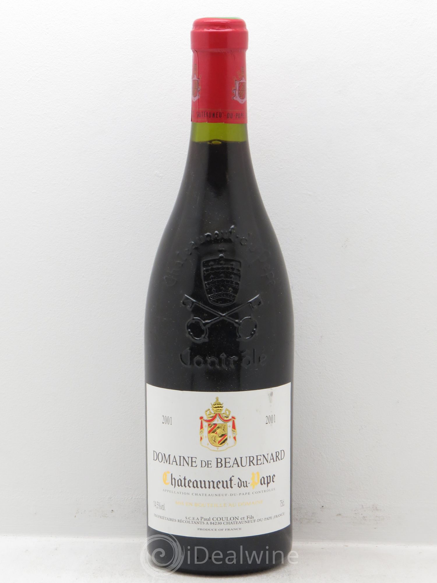 Châteauneuf-du-Pape Beaurenard (Domaine de) 2001 - Lot de 1 bouteille - 0