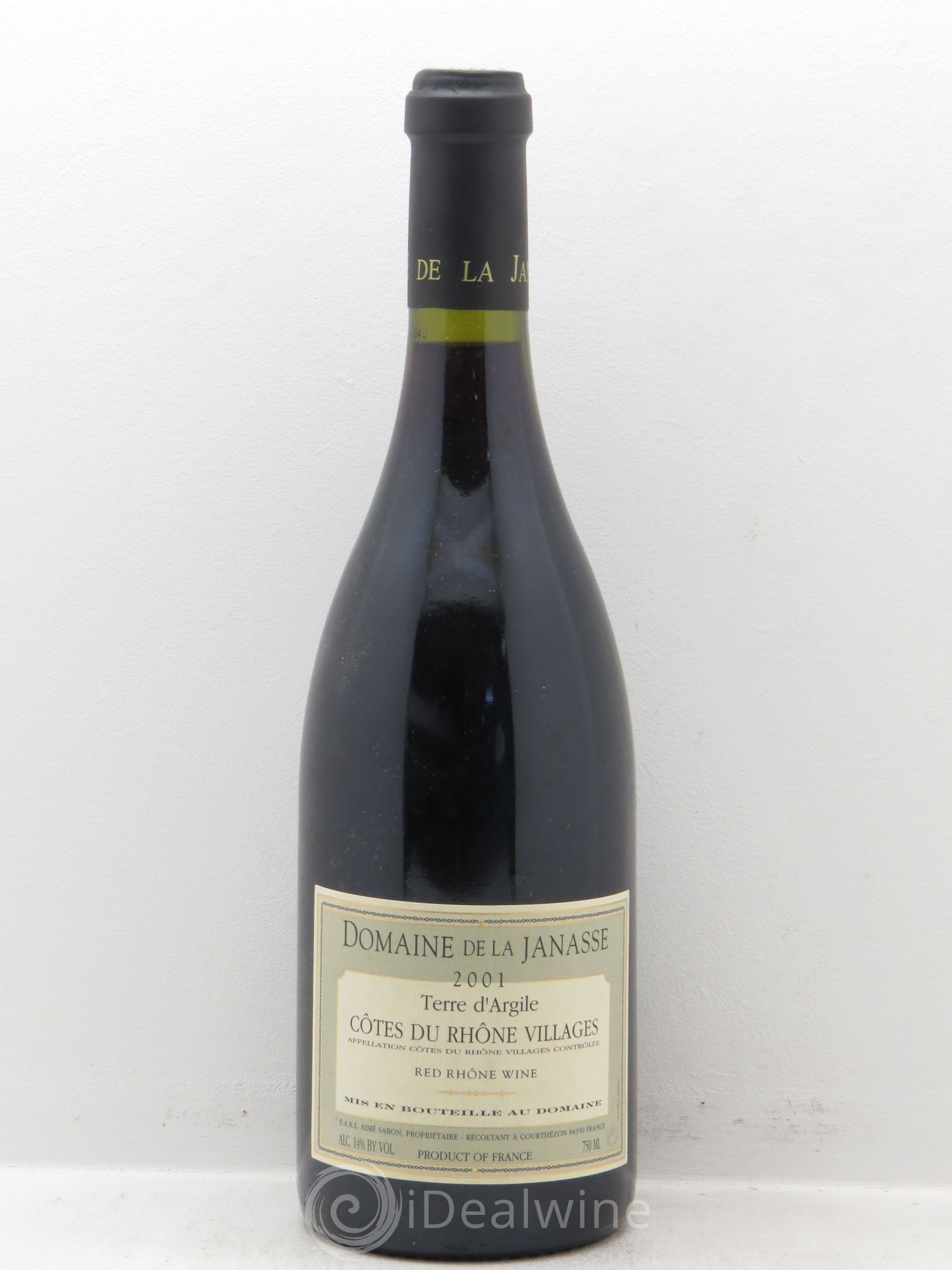 Côtes-du-Rhône-Villages Terre d'Argile La Janasse (Domaine de) 2001 - Lot de 1 bouteille - 0