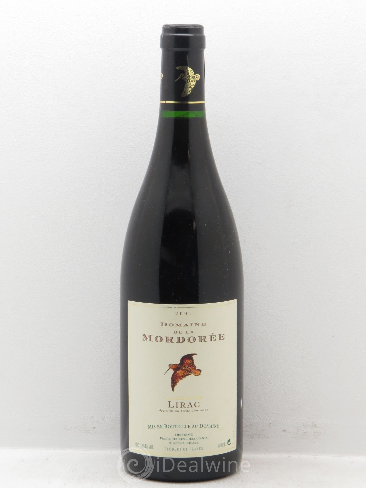 Lirac La Dame Rousse Delorme 2001 - Lot de 1 bouteille - 0