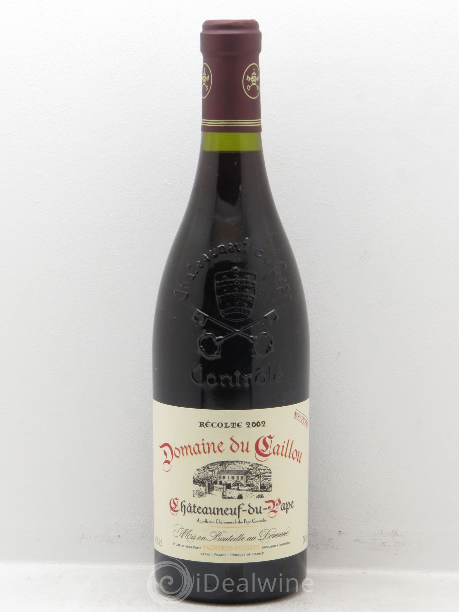 Châteauneuf-du-Pape Le Clos du Caillou "Tradition" EARL Pouizon Vacheron 2002 - Posten von 1 Flasche - 0