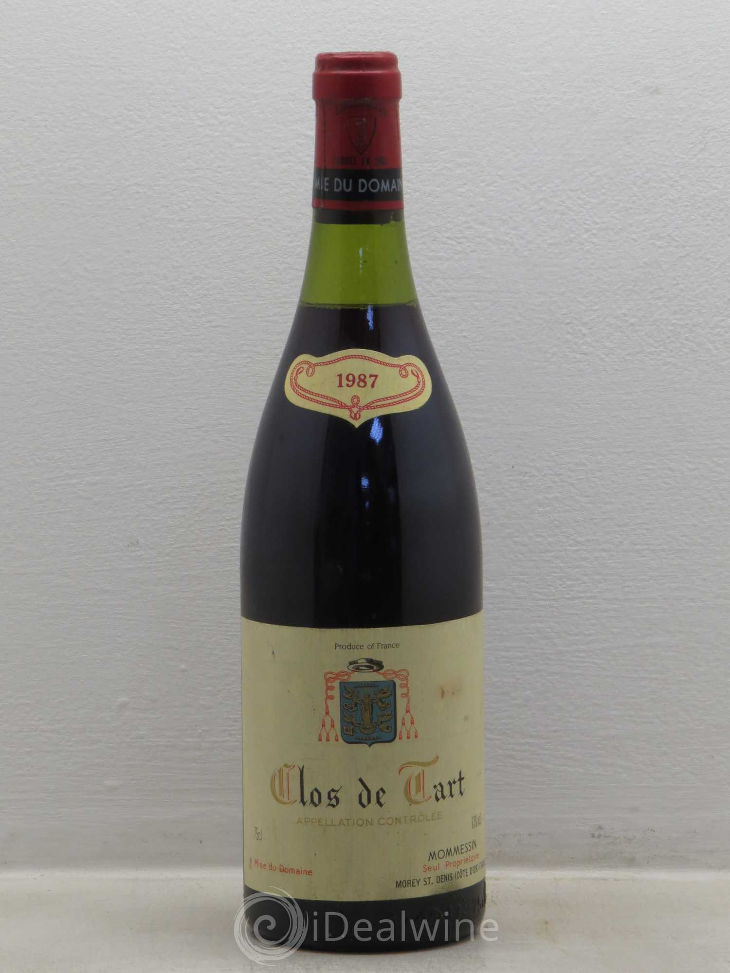Clos de Tart Grand Cru Clos de Tart 1987 - Lot de 1 bouteille - 0