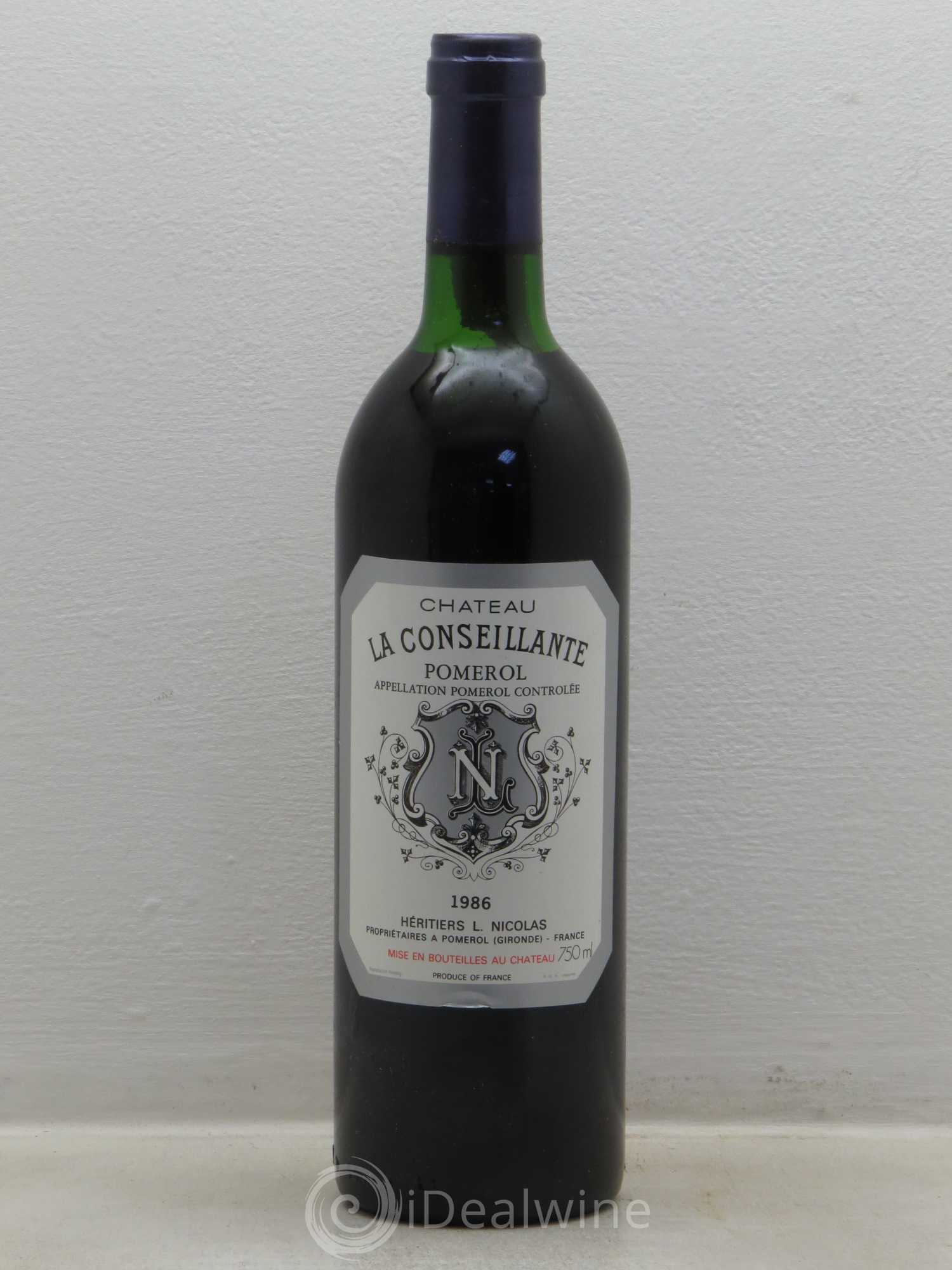 Château la Conseillante 1986 - Lot de 12 bouteilles - 0