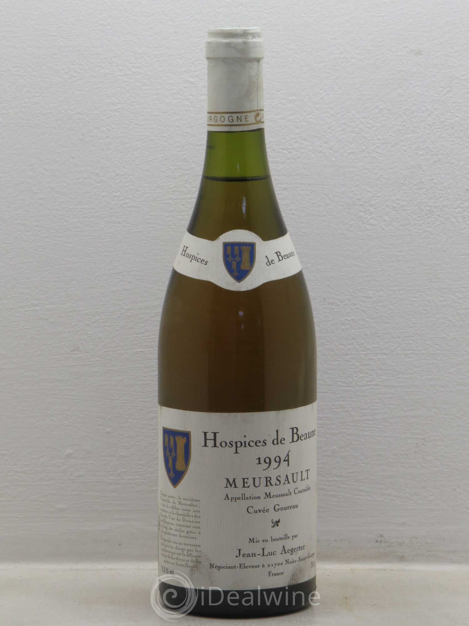Meursault Cuvée Gouraud Hospices de Beaune 1994 - Posten von 1 Flasche - 0