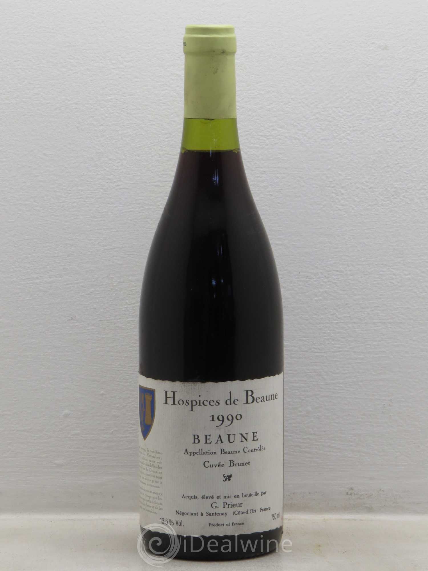 Beaune Cuvée Brunet Hospices de Beaune 1990 - Lot de 1 bouteille - 0