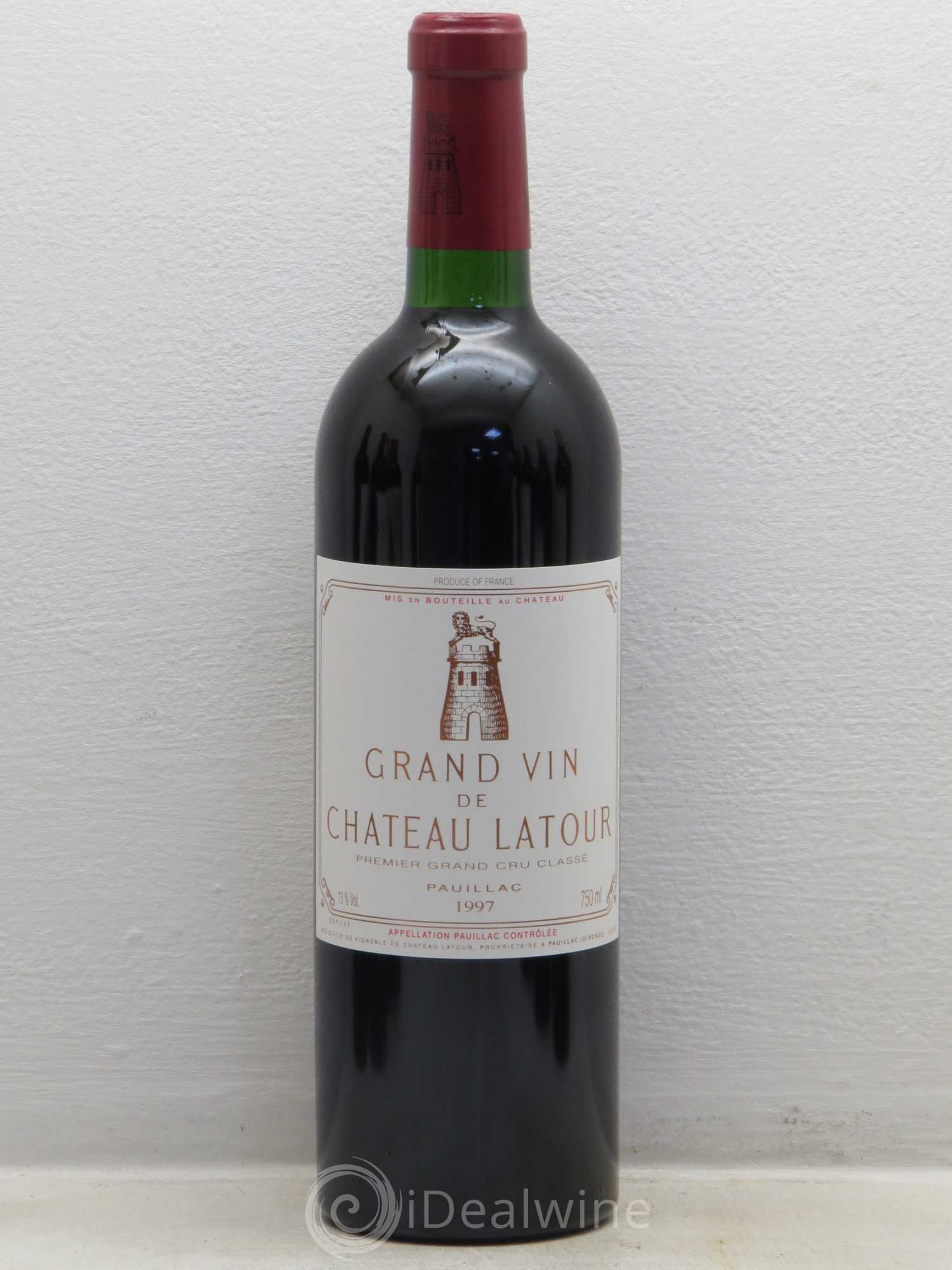 Caisse Duclot 9btes :1 Latour, 1 Lafite Rothschild, 1 Haut Brion, 1 Margaux, 1 Mouton Rothschild, 1 Petrus, 1 Cheval Blanc, 1 Ausone, 1 Mission Haut Brion 1997 - Posten von 1 Flasche - 1