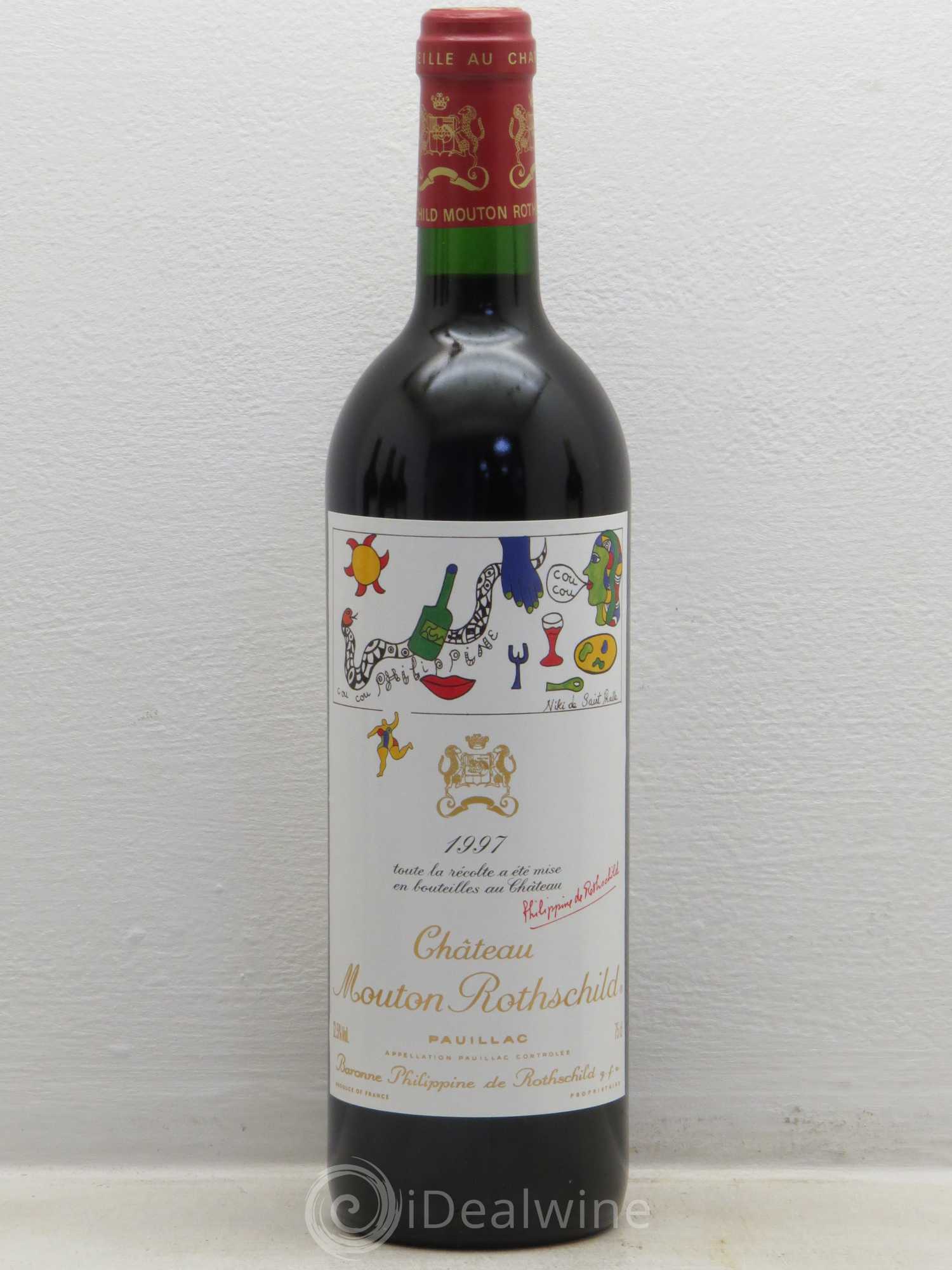 Caisse Duclot 9btes :1 Latour, 1 Lafite Rothschild, 1 Haut Brion, 1 Margaux, 1 Mouton Rothschild, 1 Petrus, 1 Cheval Blanc, 1 Ausone, 1 Mission Haut Brion 1997 - Posten von 1 Flasche - 5