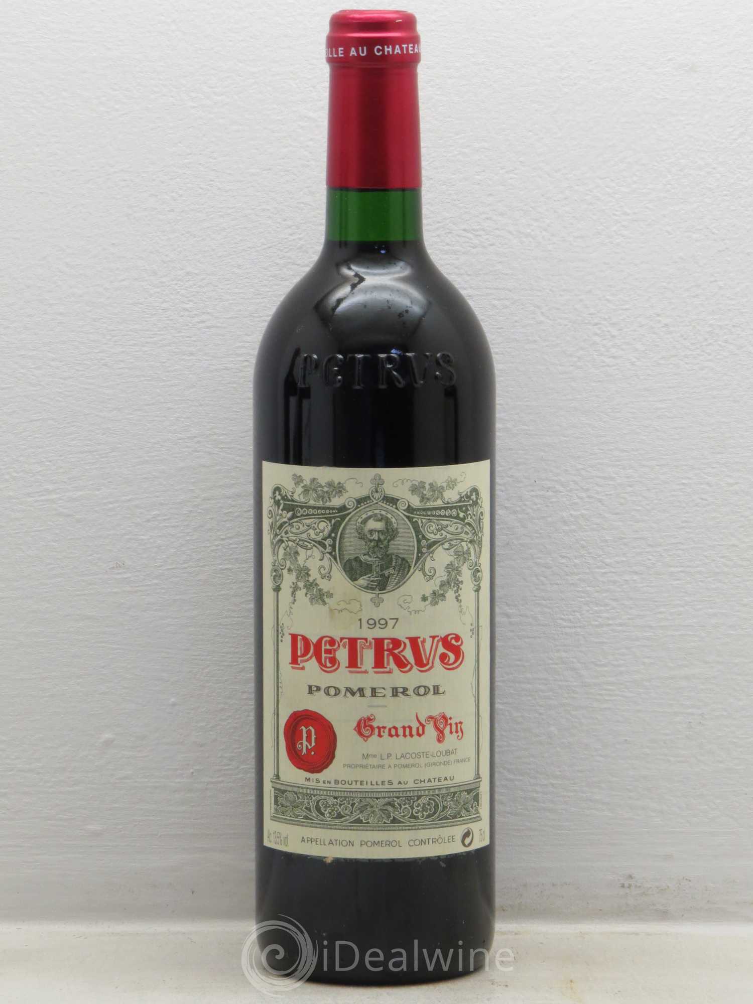 Caisse Duclot 9btes :1 Latour, 1 Lafite Rothschild, 1 Haut Brion, 1 Margaux, 1 Mouton Rothschild, 1 Petrus, 1 Cheval Blanc, 1 Ausone, 1 Mission Haut Brion 1997 - Posten von 1 Flasche - 6