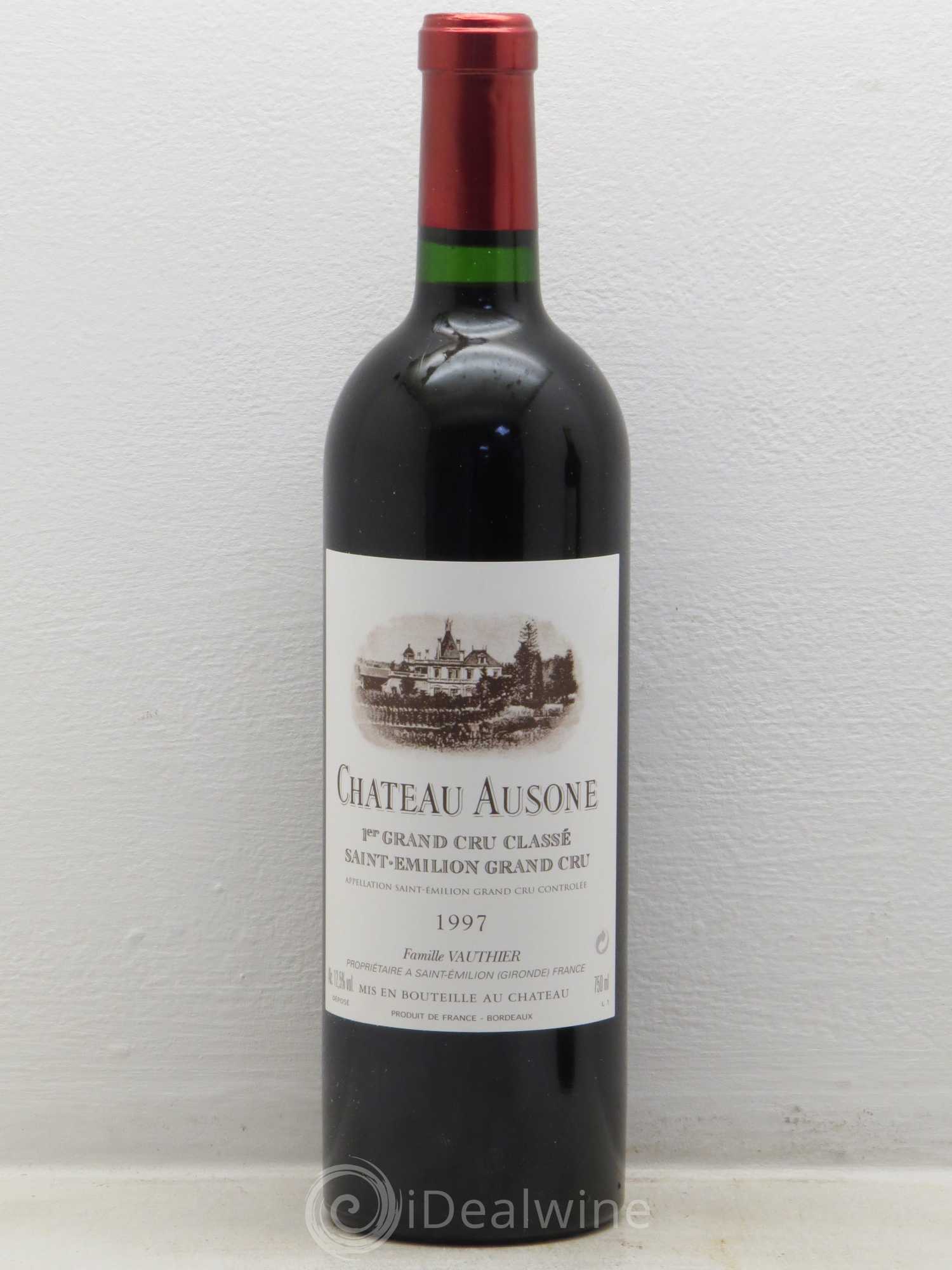 Caisse Duclot 9btes :1 Latour, 1 Lafite Rothschild, 1 Haut Brion, 1 Margaux, 1 Mouton Rothschild, 1 Petrus, 1 Cheval Blanc, 1 Ausone, 1 Mission Haut Brion 1997 - Posten von 1 Flasche - 8