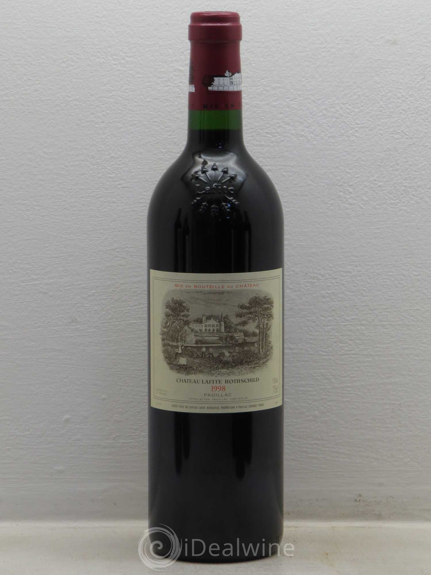 Caisse Duclot 9 btes 1 Latour, 1 Lafite Rothschild, 1 Haut Brion, 1 Margaux, 1 Mouton Rothschild, 1 Petrus, 1 Cheval Blanc, 1 Ausone, 1 Mission Haut Brion 1998 - Posten von 1 Flasche - 2