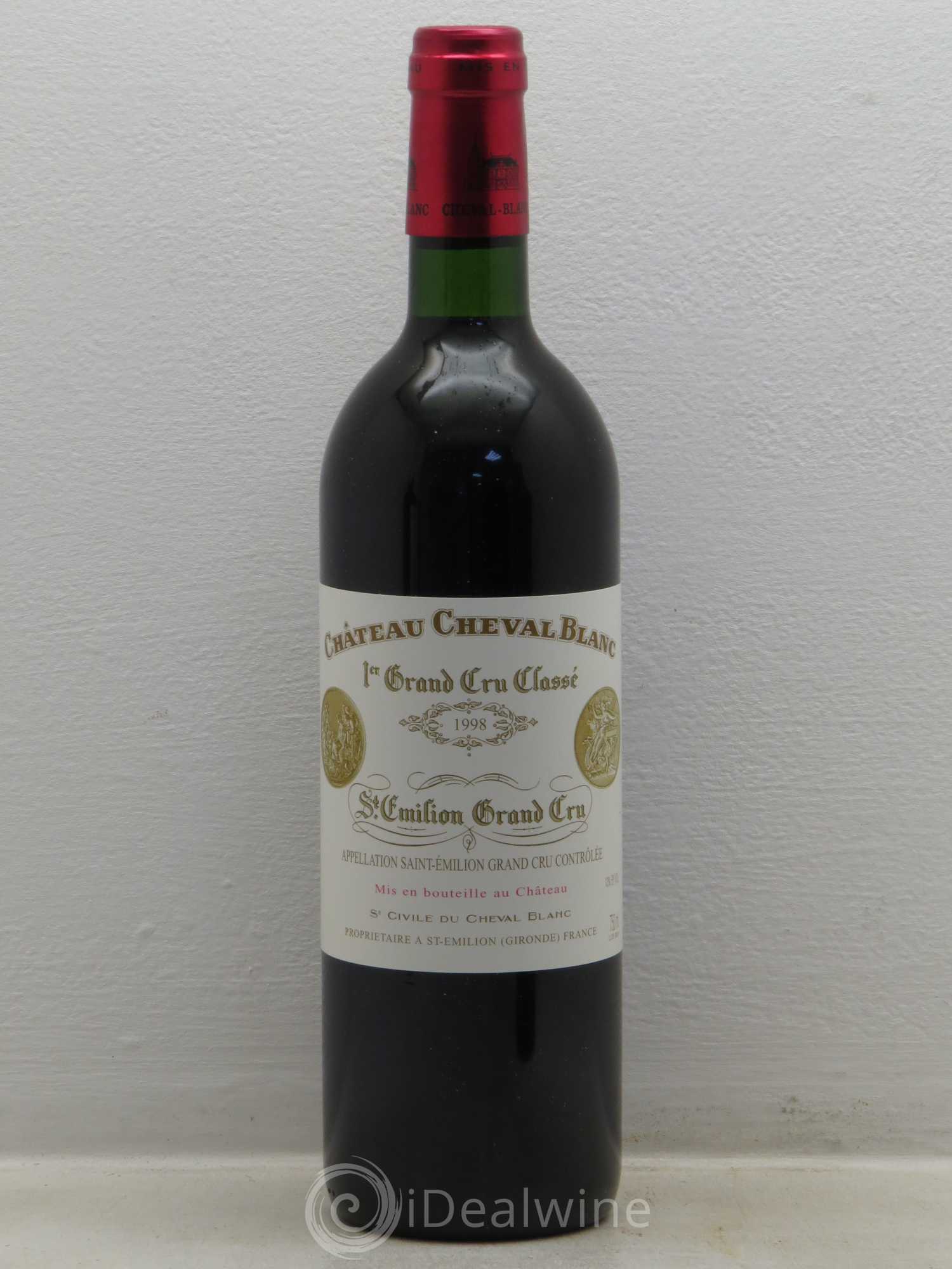 Caisse Duclot 9 btes 1 Latour, 1 Lafite Rothschild, 1 Haut Brion, 1 Margaux, 1 Mouton Rothschild, 1 Petrus, 1 Cheval Blanc, 1 Ausone, 1 Mission Haut Brion 1998 - Posten von 1 Flasche - 7