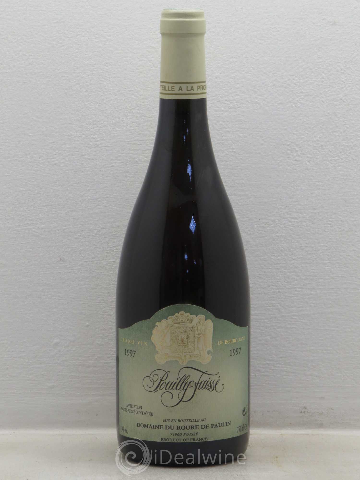 Pouilly-Fuissé Domaine de Rouare de Paulen 1997 - Posten von 1 Flasche - 0