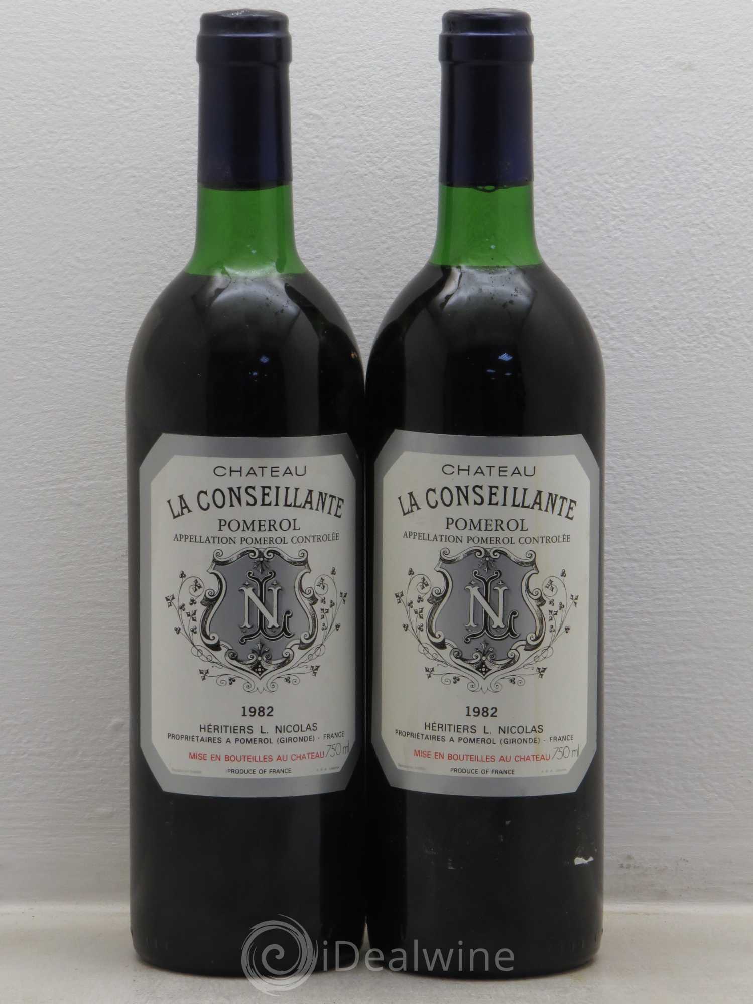 Château la Conseillante 1982 - Lot de 2 bouteilles - 0