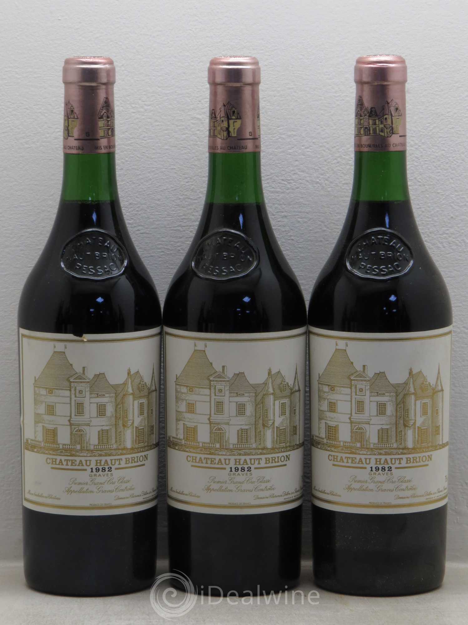 Château Haut Brion 1er Grand Cru Classé 1982 - Lot de 12 bouteilles - 1