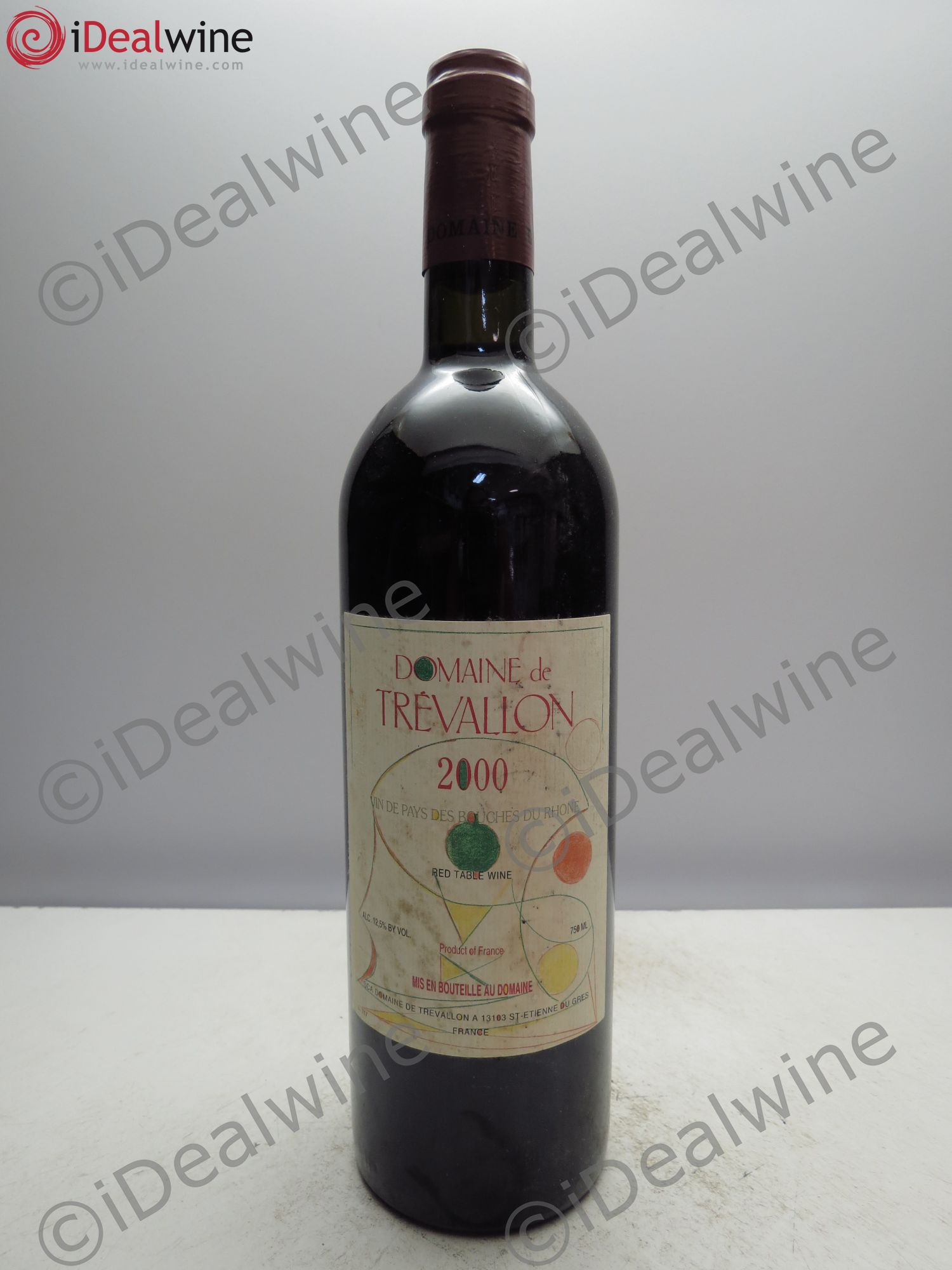 VDP Bouches du Rhône Trévallon (Domaine de) Eloi Dürrbach 2000 - Lot de 1 bouteille - 0